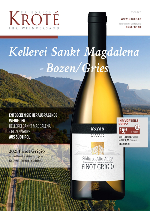 Titelbild Katalog Kellerei Sankt Magdalena-Bozen/Gries