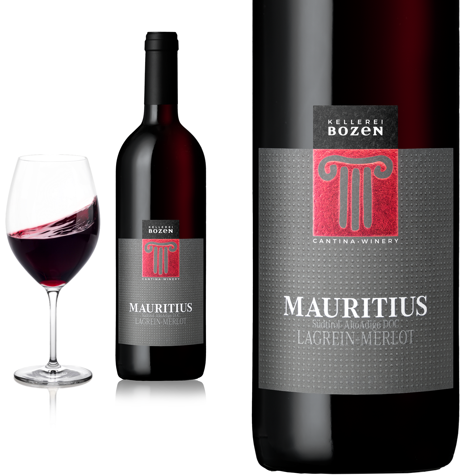 2021 MAURITIUS Lagrein-Merlot Südtirol von Kellerei Bozen/Gries - Rotwein  2021 MAURITIUS Lagrein-Merlot Südtirol von Kellerei Bozen/Gries - Rotwein