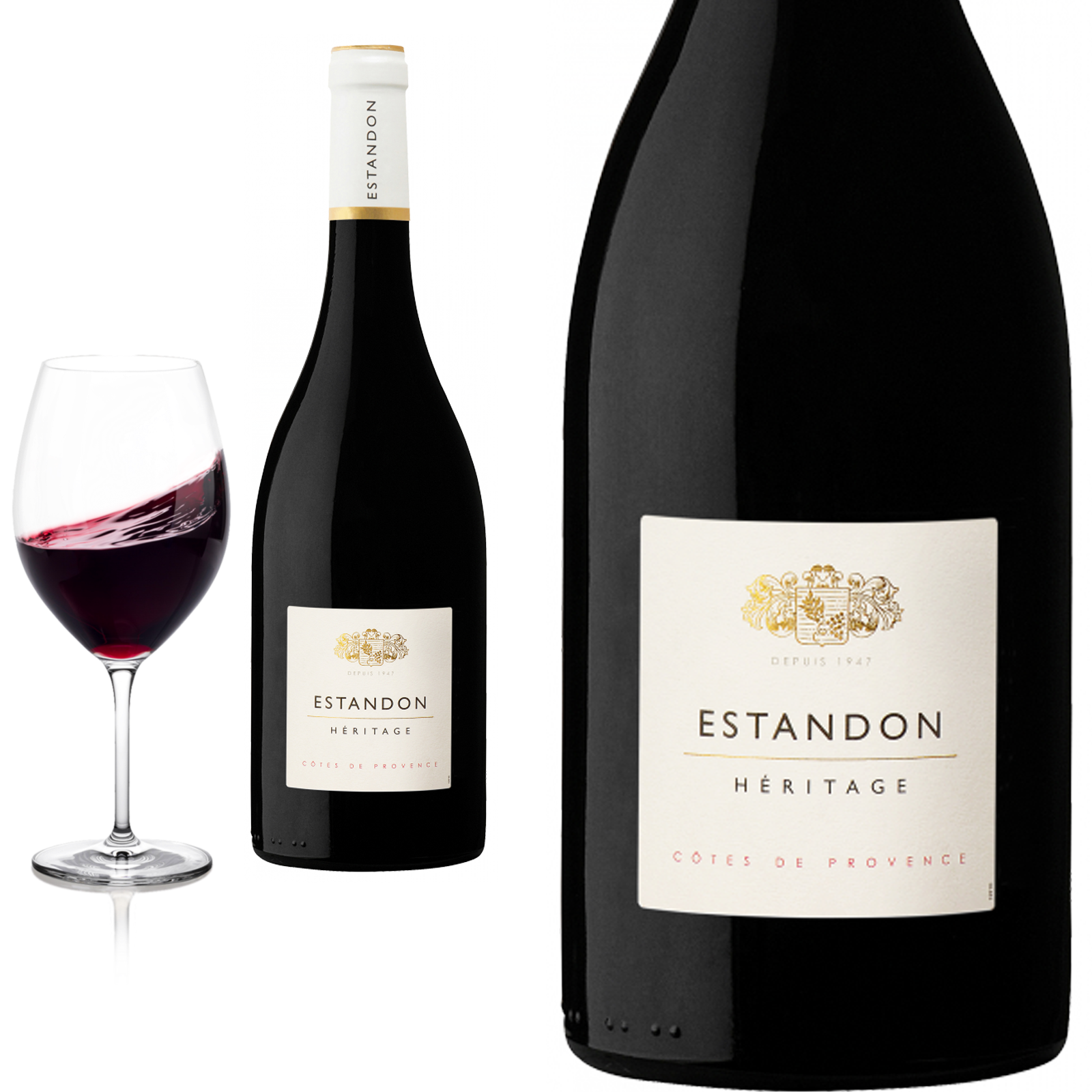 2022 Heritage rouge Cotes de Provence von Estandon -Rotwein 2022 Heritage rouge Cotes de Provence von Estandon -Rotwein