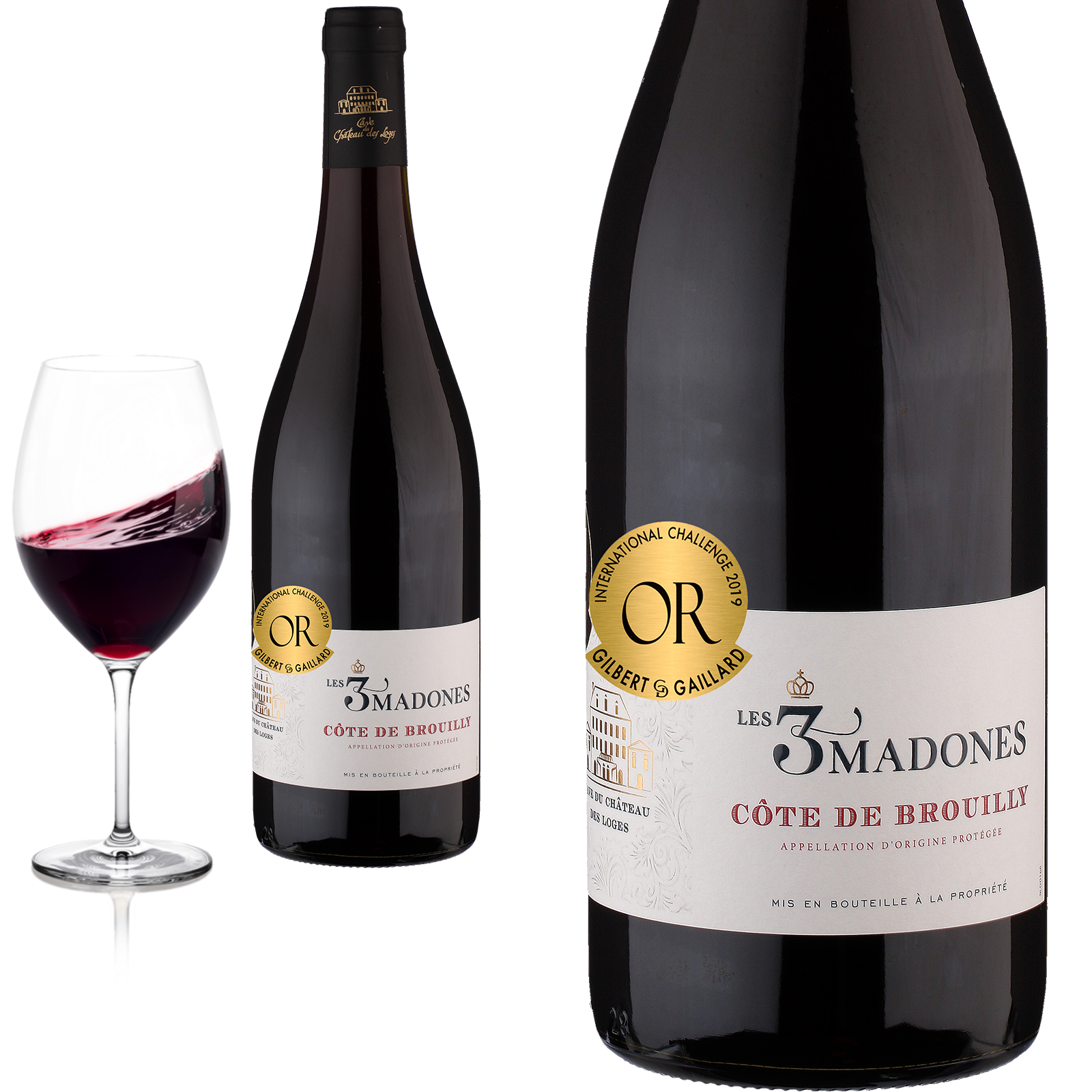 2022 Côte de Brouilly Les 3 Madones von Cave du Château des Loges - Rotwein 2022 Côte de Brouilly Les 3 Madones von Cave du Château des Loges - Rotwein