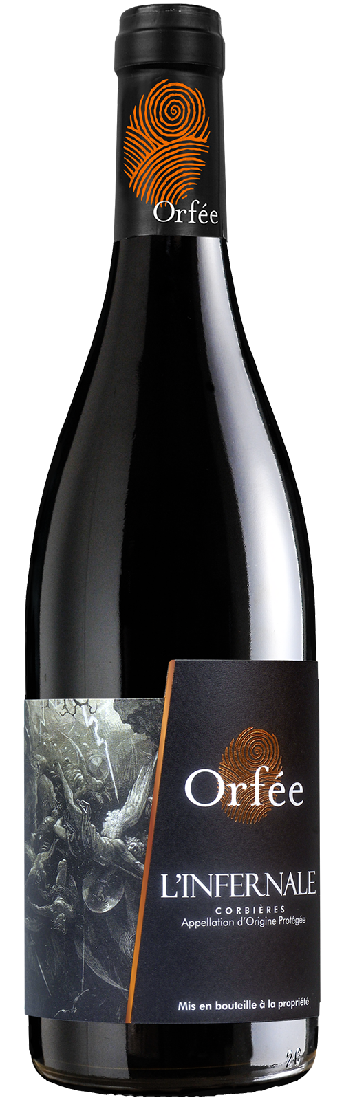 2020 Corbières rouge Cuvée L'infernale  Orfée Celliers d'Orfée - Ornaisons - Rotwein 2020 Corbières rouge Cuvée L'infernale  Orfée Celliers d'Orfée - Ornaisons - Rotwein