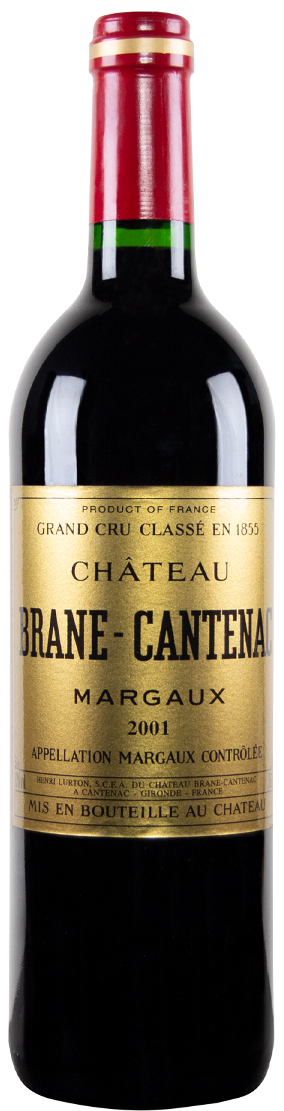 2001 Margaux Château Brane-Cantenac Grand Cru Classé Rotwein trocken 2001 Margaux Château Brane-Cantenac Grand Cru Classé Rotwein trocken