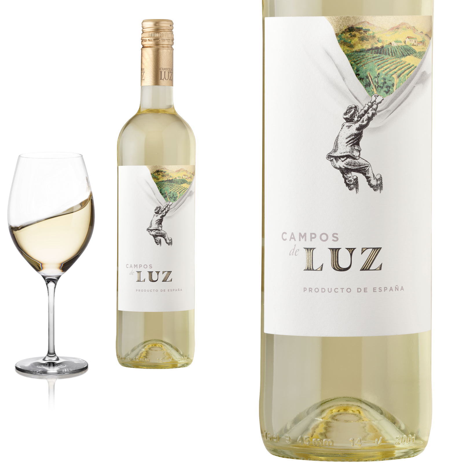2023 Blanco Carinena von Campos de Luz - Weißwein 2023 Blanco Carinena von Campos de Luz - Weißwein