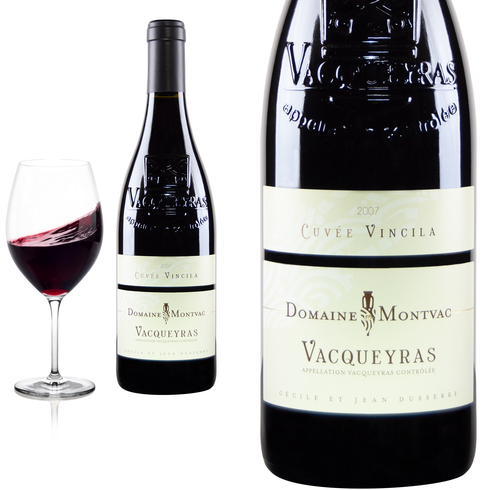 2007 Vacqueyras  Cuvee Vincila von Domaine de Montvac - Rotwein 2007 Vacqueyras  Cuvee Vincila von Domaine de Montvac - Rotwein