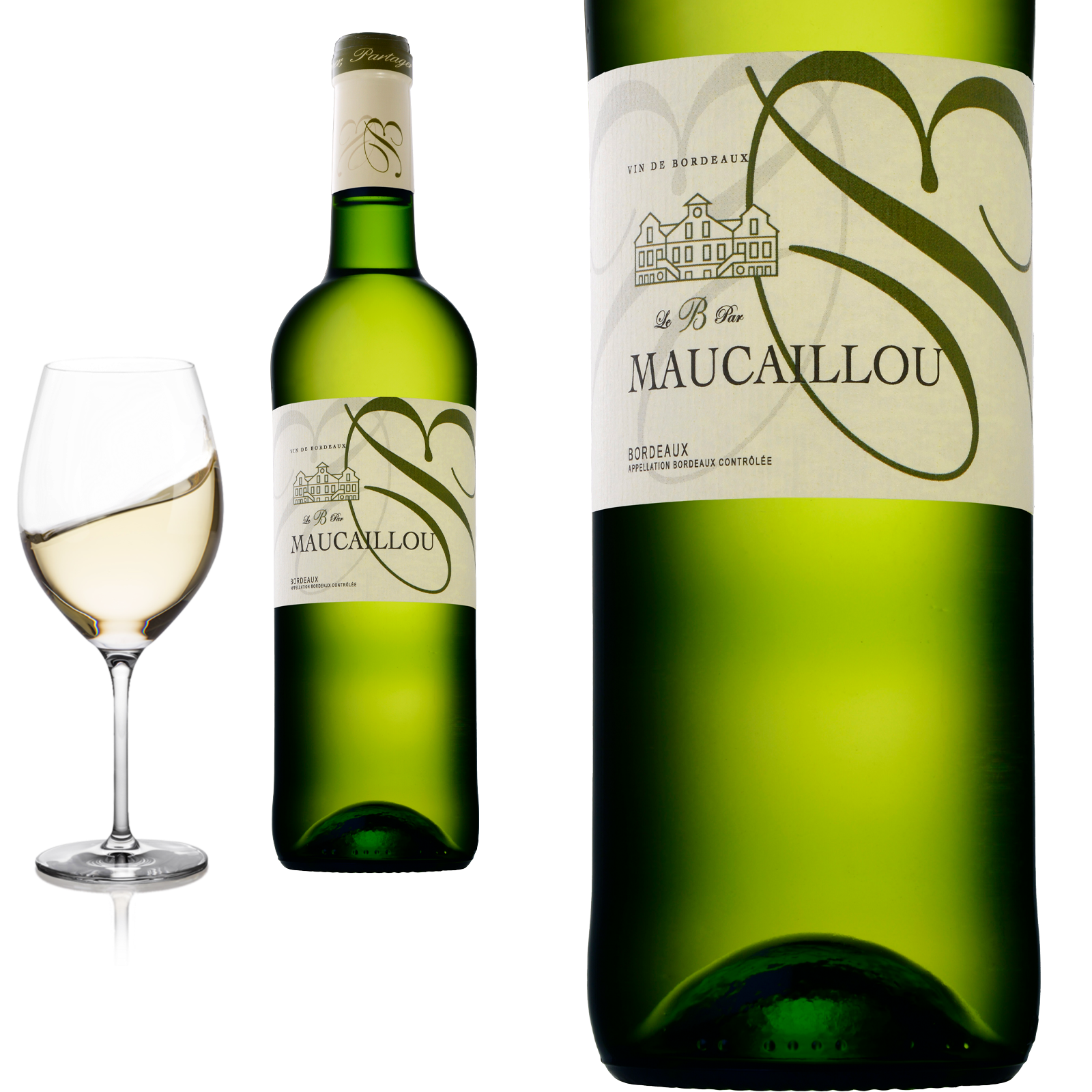 2022 Bordeaux blanc Le B par Maucaillou  - Weißwein 2022 Bordeaux blanc Le B par Maucaillou  - Weißwein