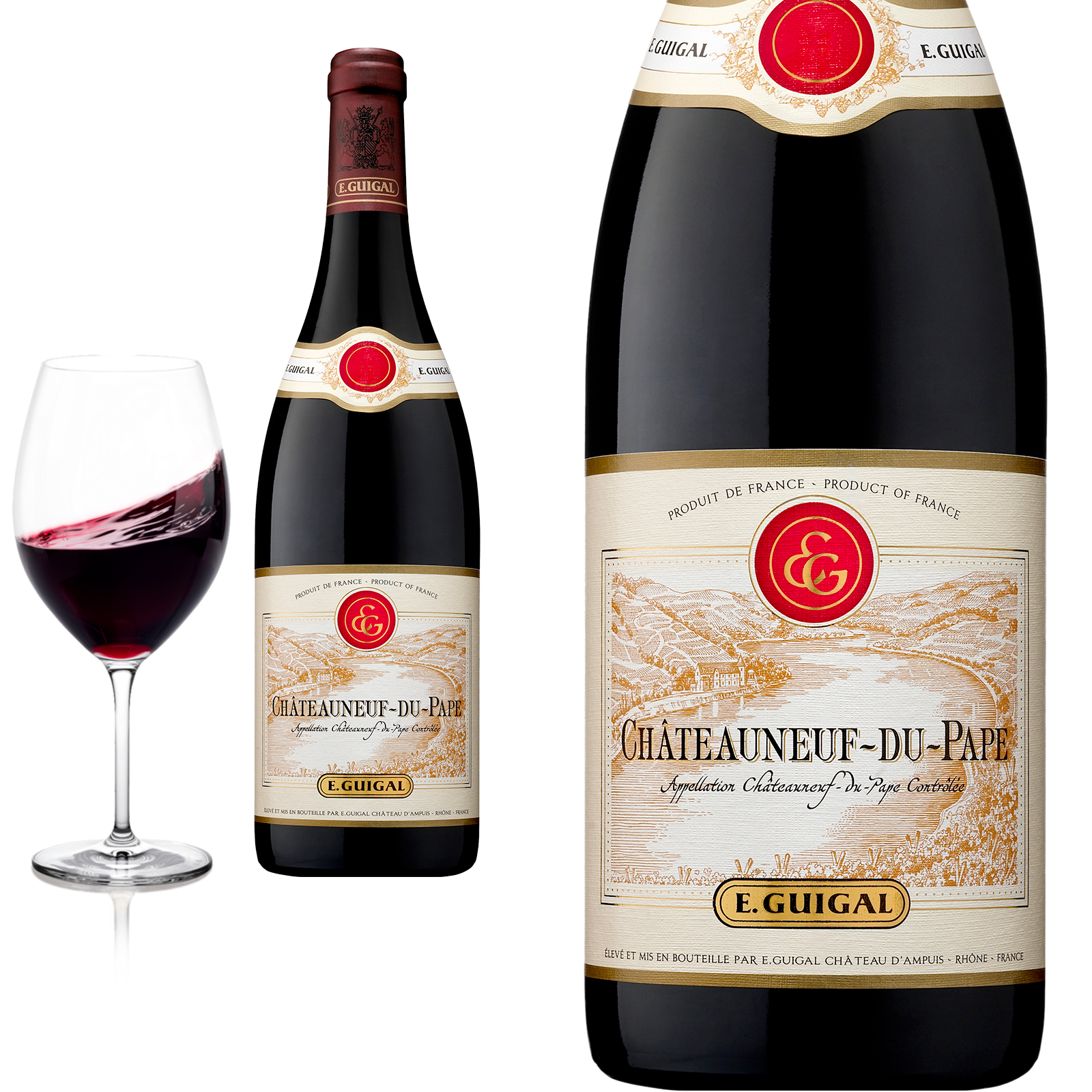 2018 Chateauneuf du Pape von E.Guigal - Rotwein 2018 Chateauneuf du Pape von E.Guigal - Rotwein