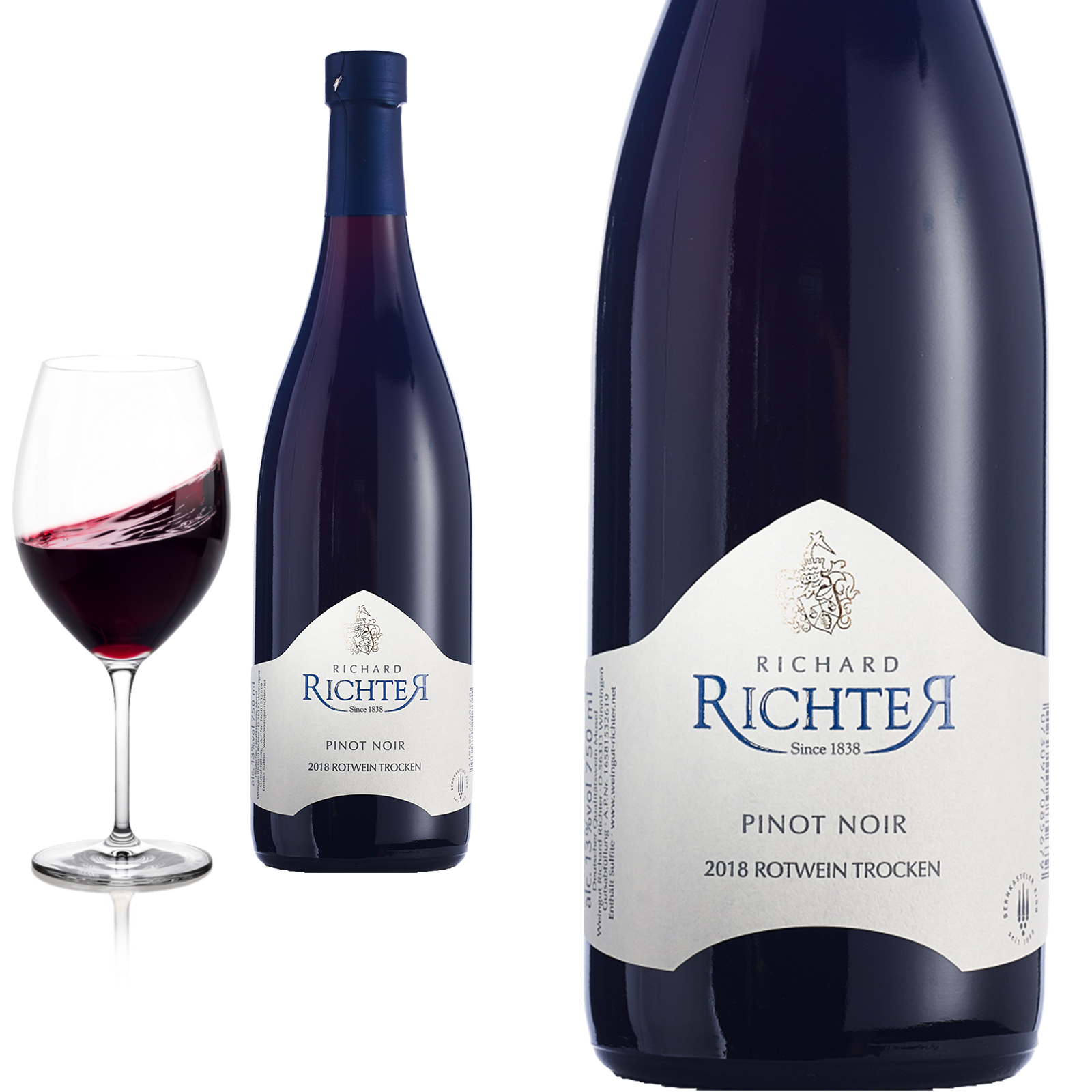 2022 Pinot Noir trocken von Weingut Richter - Rotwein 2022 Pinot Noir trocken von Weingut Richter - Rotwein