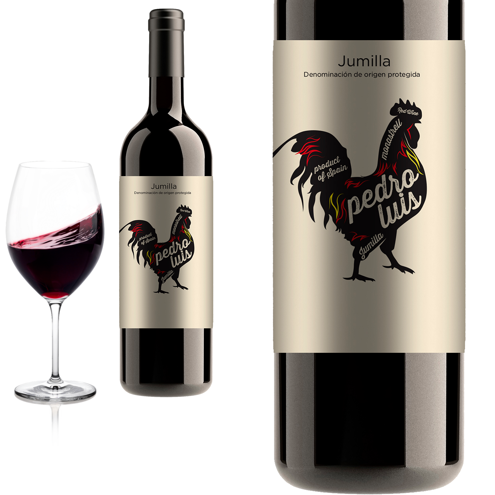 2022 Jumilla Monsatrell Gallo Pedro Luis von Bodega Alceno - Rotwein 2022 Jumilla Monsatrell Gallo Pedro Luis von Bodega Alceno - Rotwein