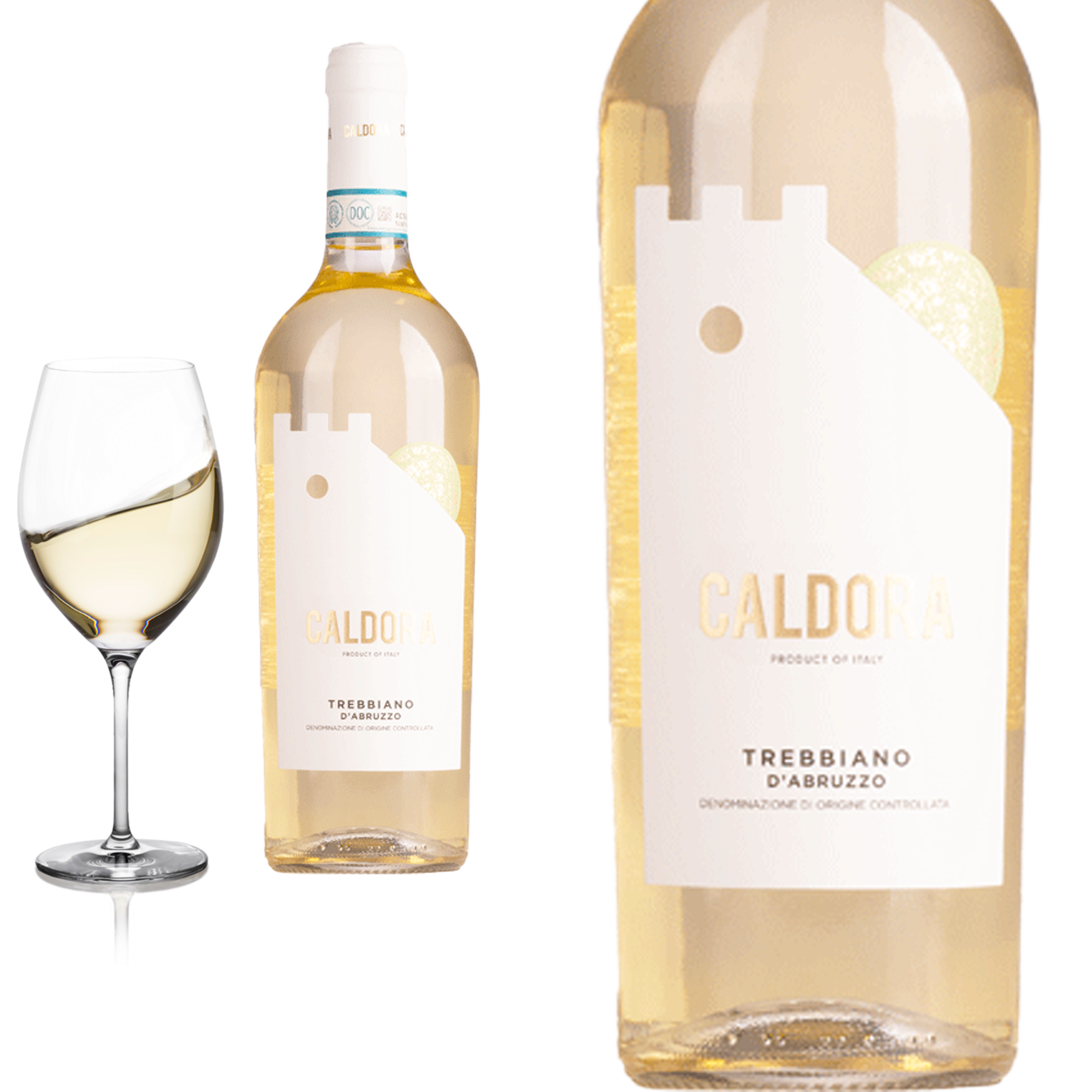 2023 Trebbiano d'Abruzzo von Caldora Vini - Weißwein 2023 Trebbiano d'Abruzzo von Caldora Vini - Weißwein