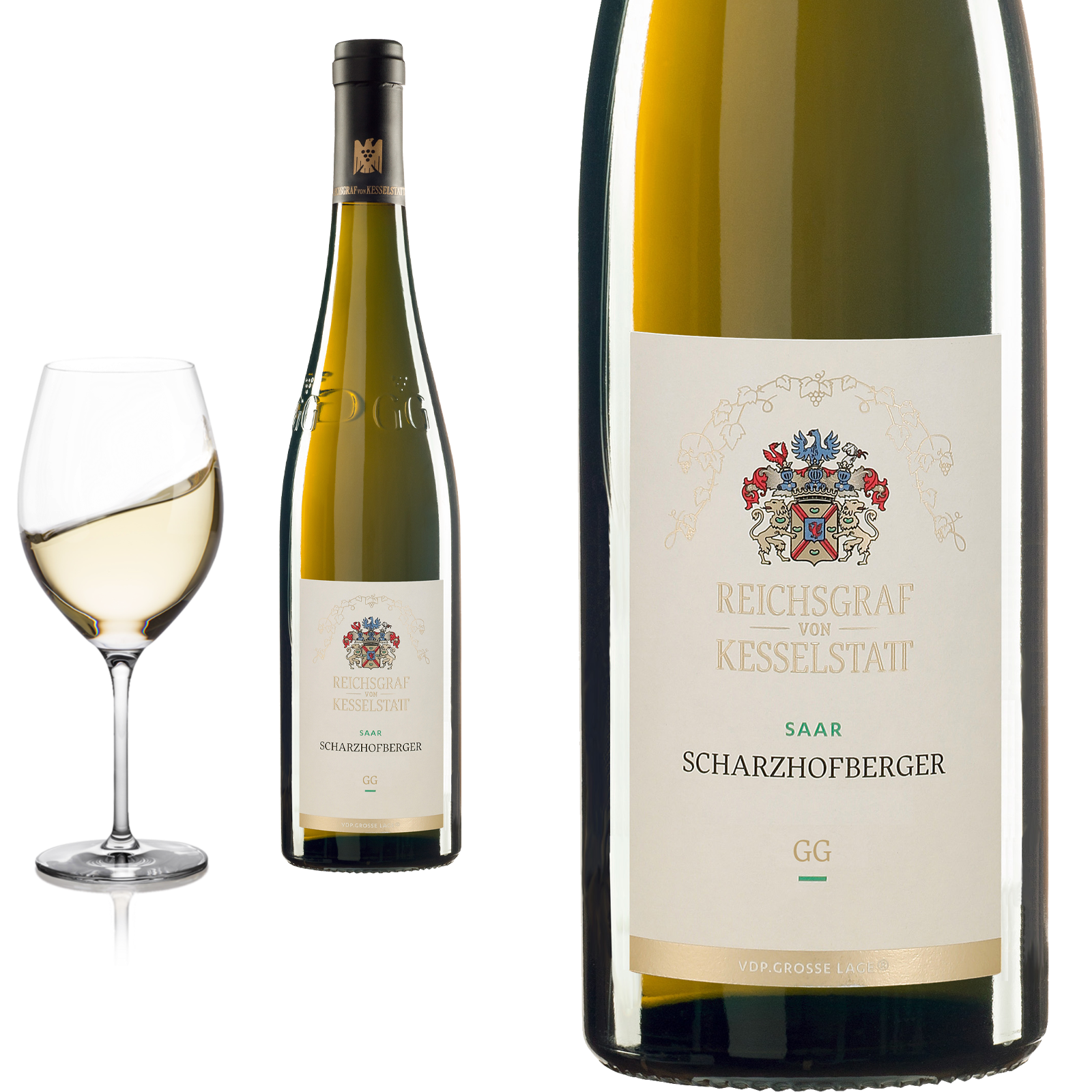 2017 Scharzhofberger Saar Riesling GG VDP Große Lage Reichsgraf von Kesselstatt - Weißwein 2017 Scharzhofberger Saar Riesling GG VDP Große Lage Reichsgraf von Kesselstatt - Weißwein