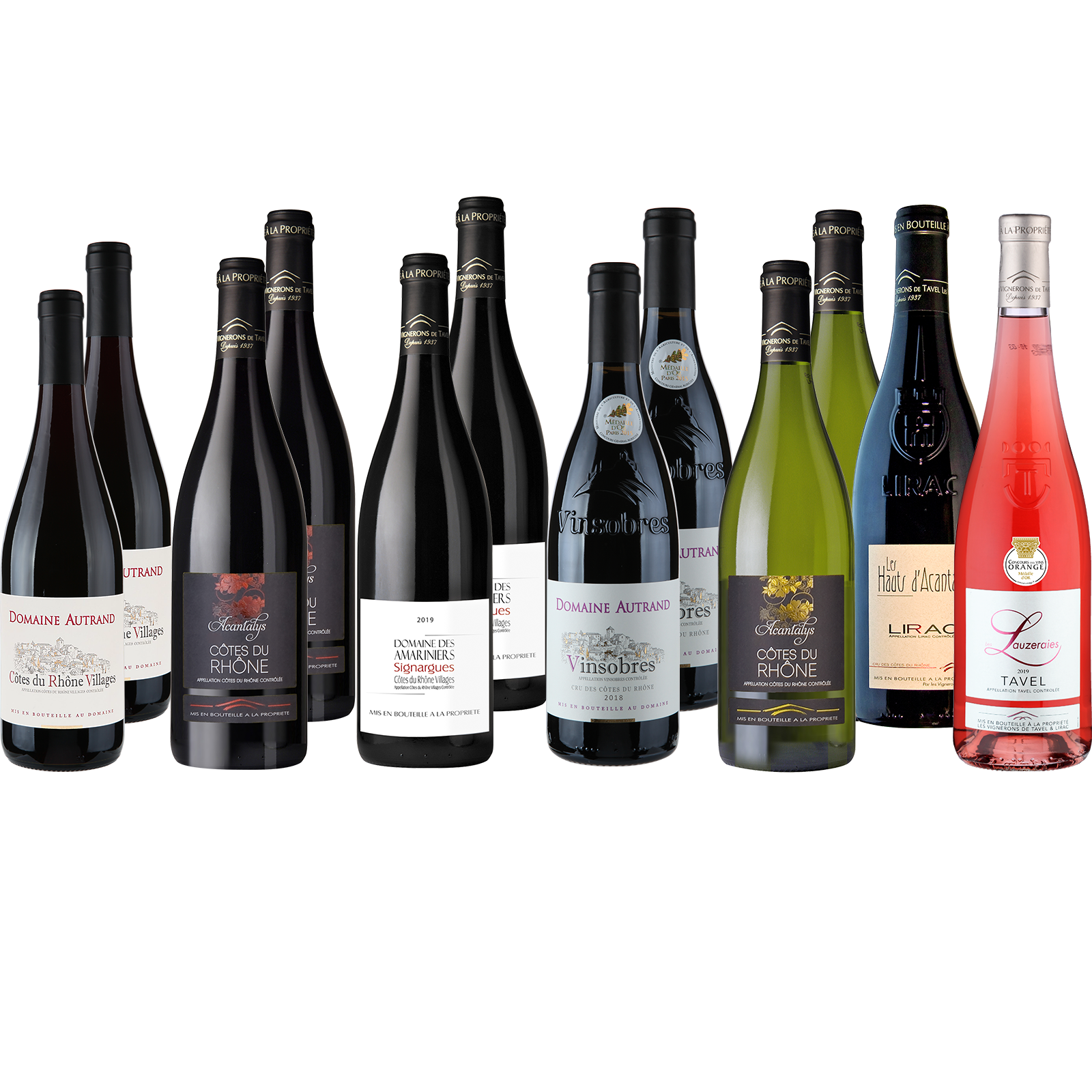 12 Flaschen Sparpaket Vallée du Rhône 12 Flaschen Sparpaket Vallée du Rhône