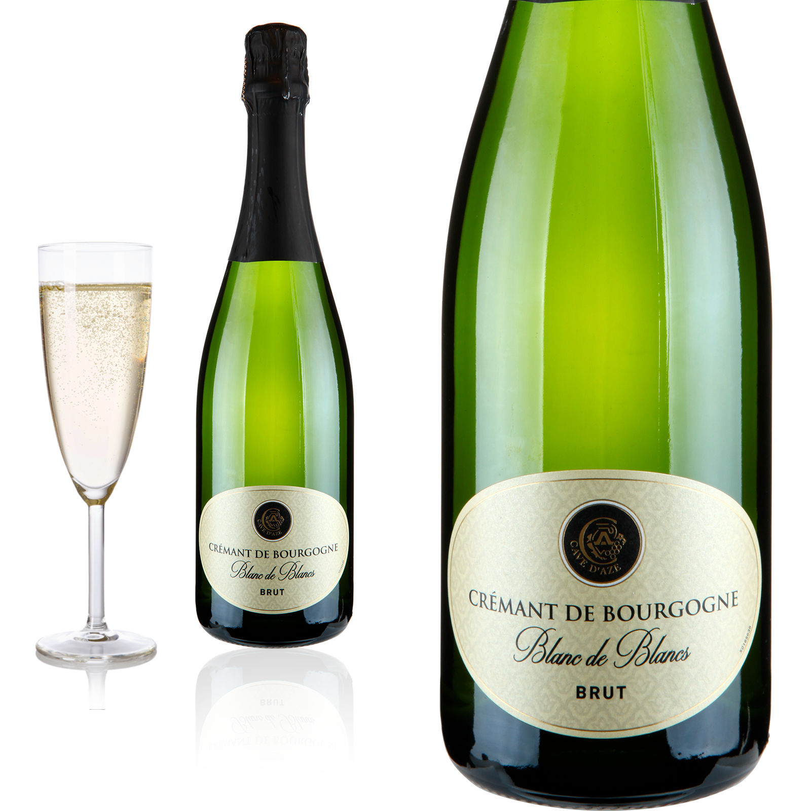 Crémant de Bourgogne, Blanc de Blanc BRUT von Cave D'Azé Crémant de Bourgogne, Blanc de Blanc BRUT von Cave D'Azé