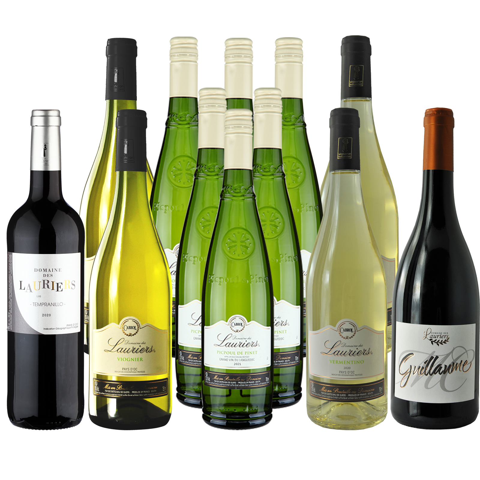 12 Fl. Sonne des Südens  Domaine Lauriers Sparpaket 12 Fl. Sonne des Südens  Domaine Lauriers Sparpaket