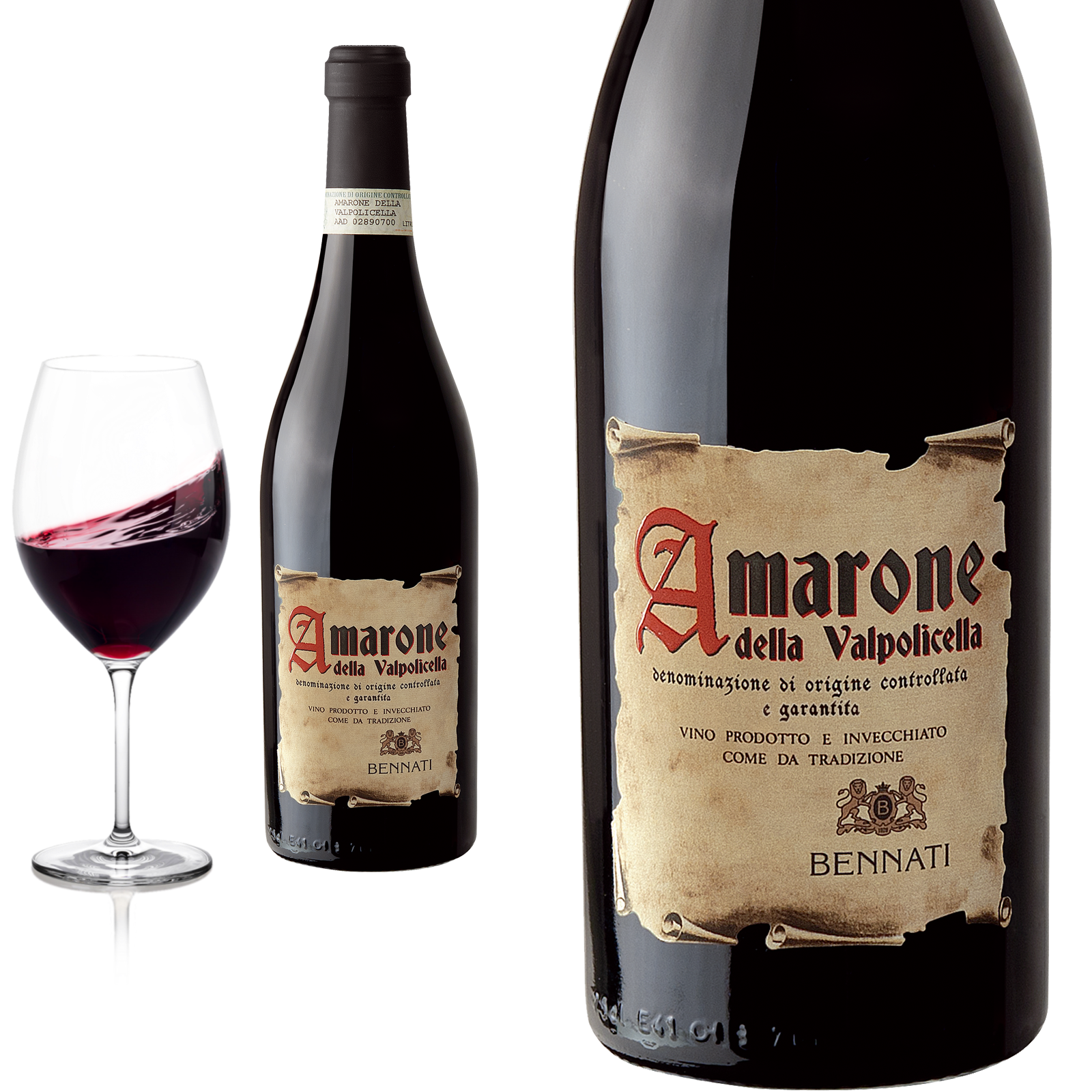 2016 Amarone della Valpolicella 0,375l von Bennati - Rotwein 2016 Amarone della Valpolicella 0,375l von Bennati - Rotwein