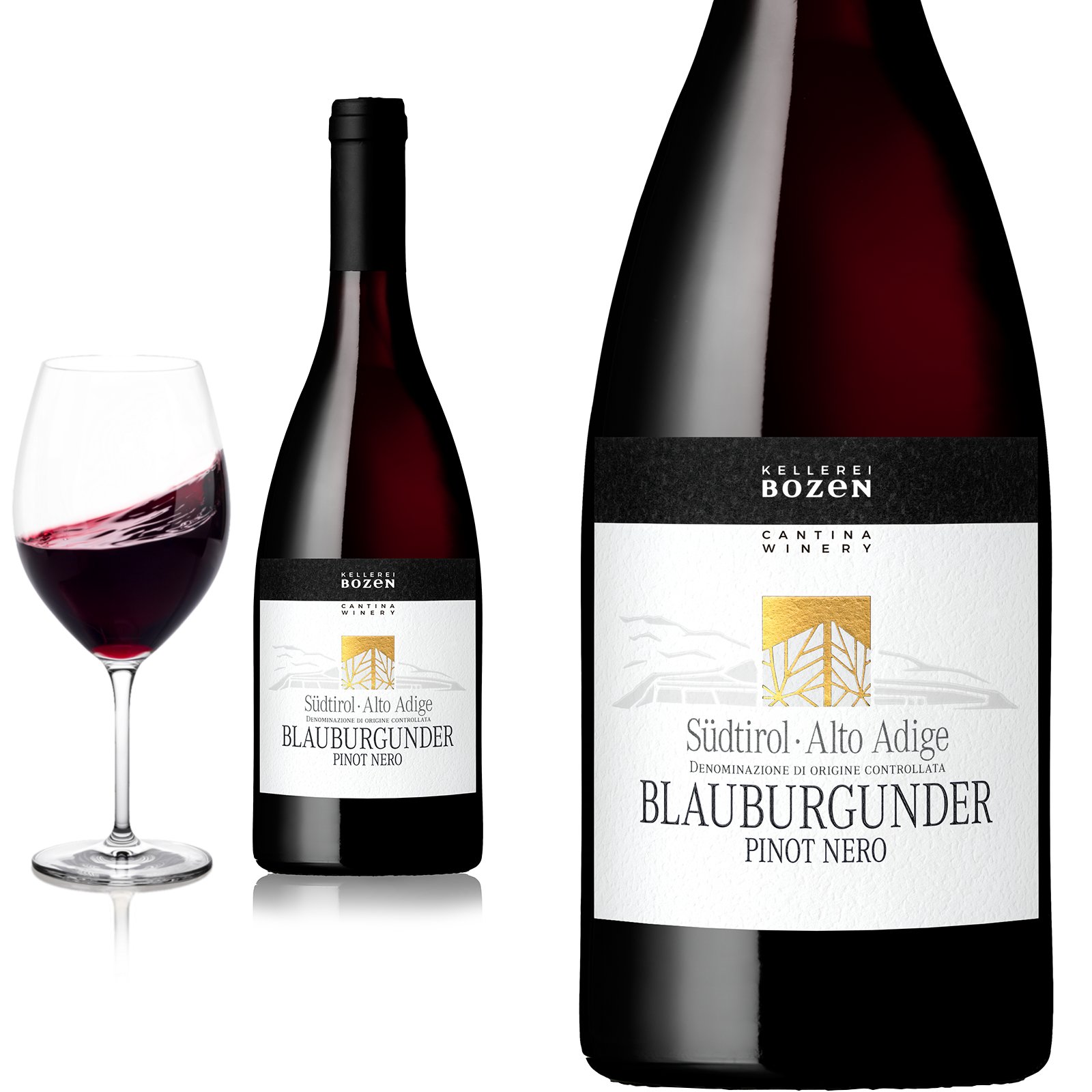 2022 BLAUBURGUNDER Südtirol von Kellerei Bozen/Gries - Rotwein 2024 PINOT NERO Südtirol von Kellerei Bozen/Gries - Rotwein