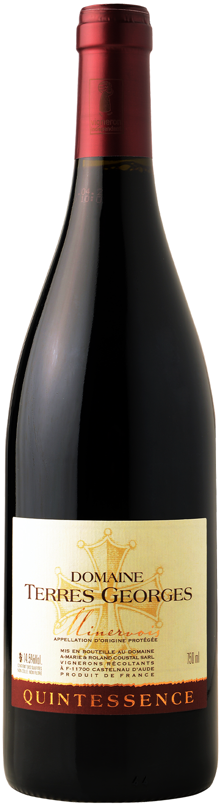 2021 Minervois Quintescence Domaine Terres Georges Rotwein 2021 Minervois Quintescence Domaine Terres Georges Rotwein