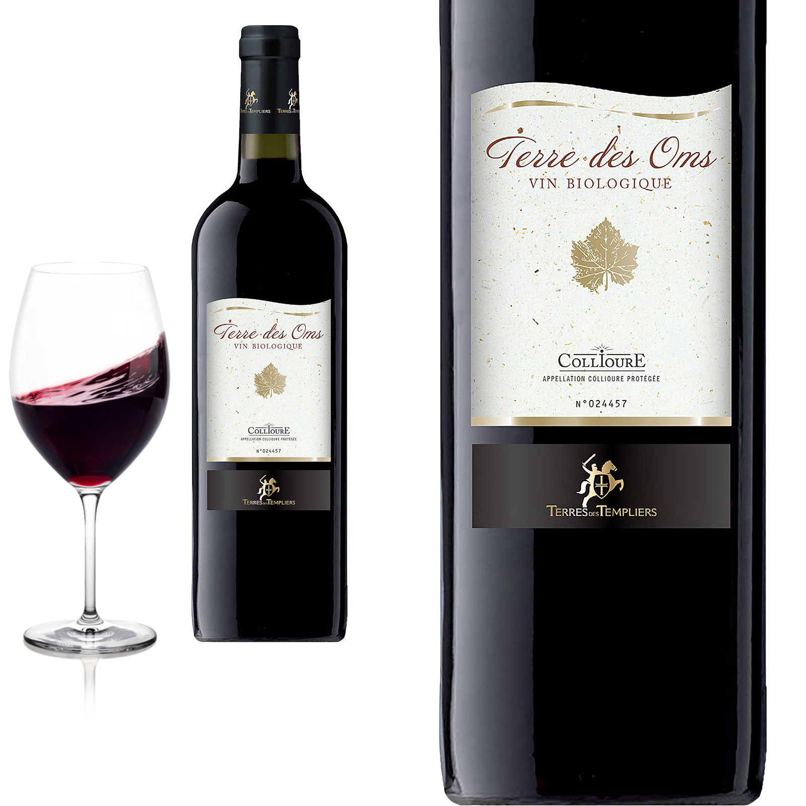 2018 Bio Collioure Terres des Oms vonTerres des Templiers - Rotwein 2019 Bio Collioure Terres des Oms vonTerres des Templiers - Rotwein