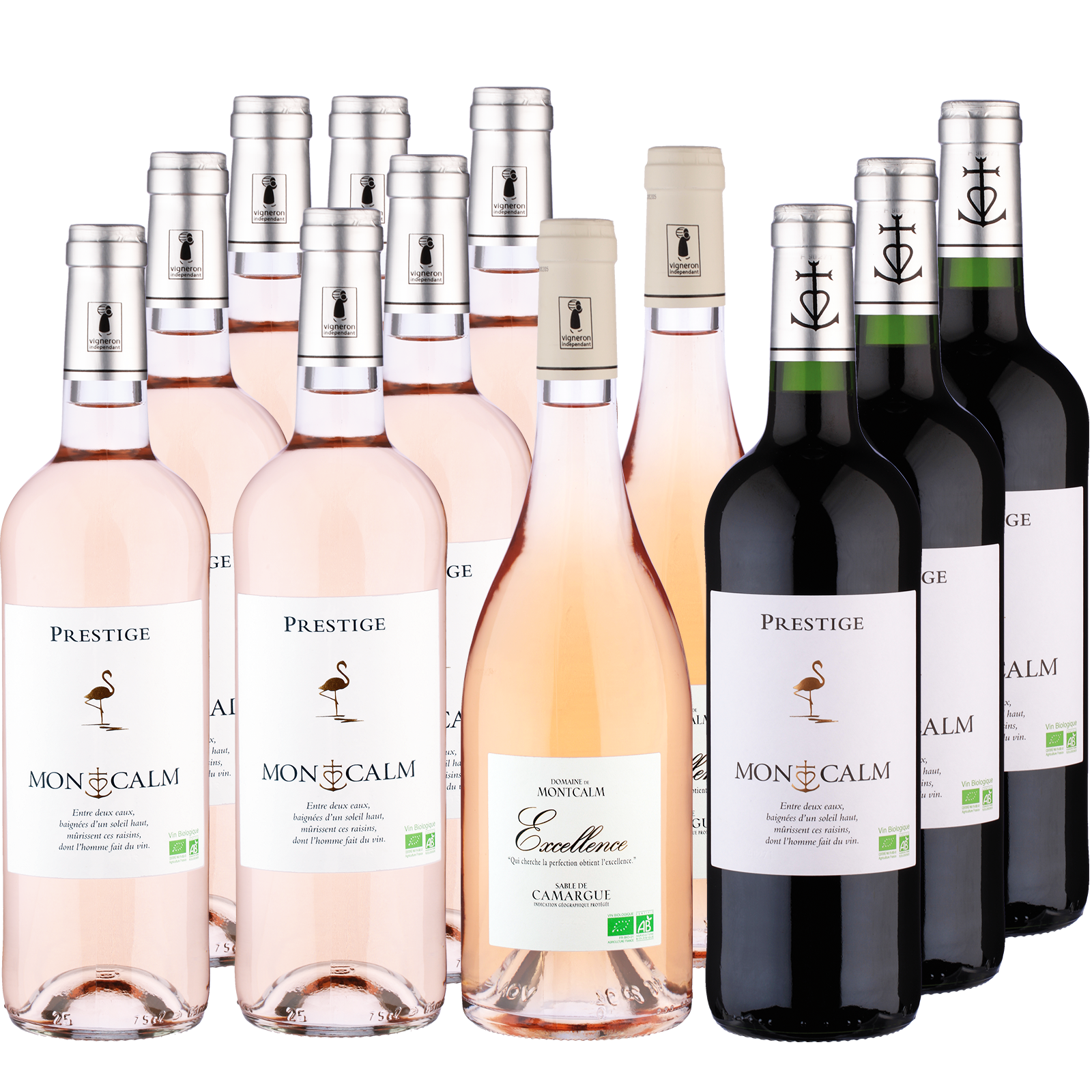 12 Fl. Paket Vin de Sables de Carmargue von Domaine de Montcalm 12 Fl. Paket Vin de Sables de Carmargue von Domaine de Montcalm