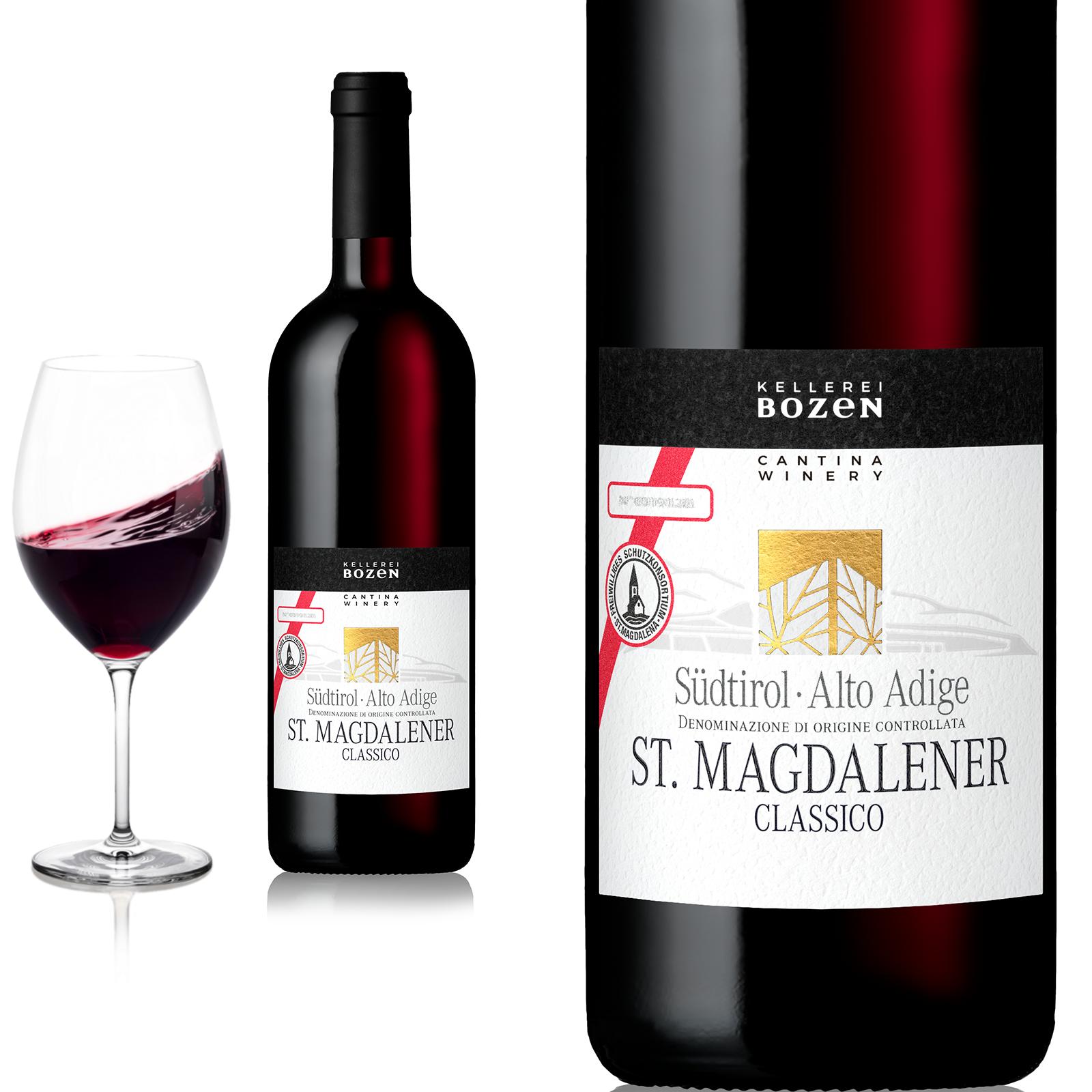 2023 Sankt Magdalener Classico Südtirol von Kellerei Bozen/Gries -  Rotwein 2024 Sankt Magdalener Classico Südtirol von Kellerei Bozen/Gries -  Rotwein