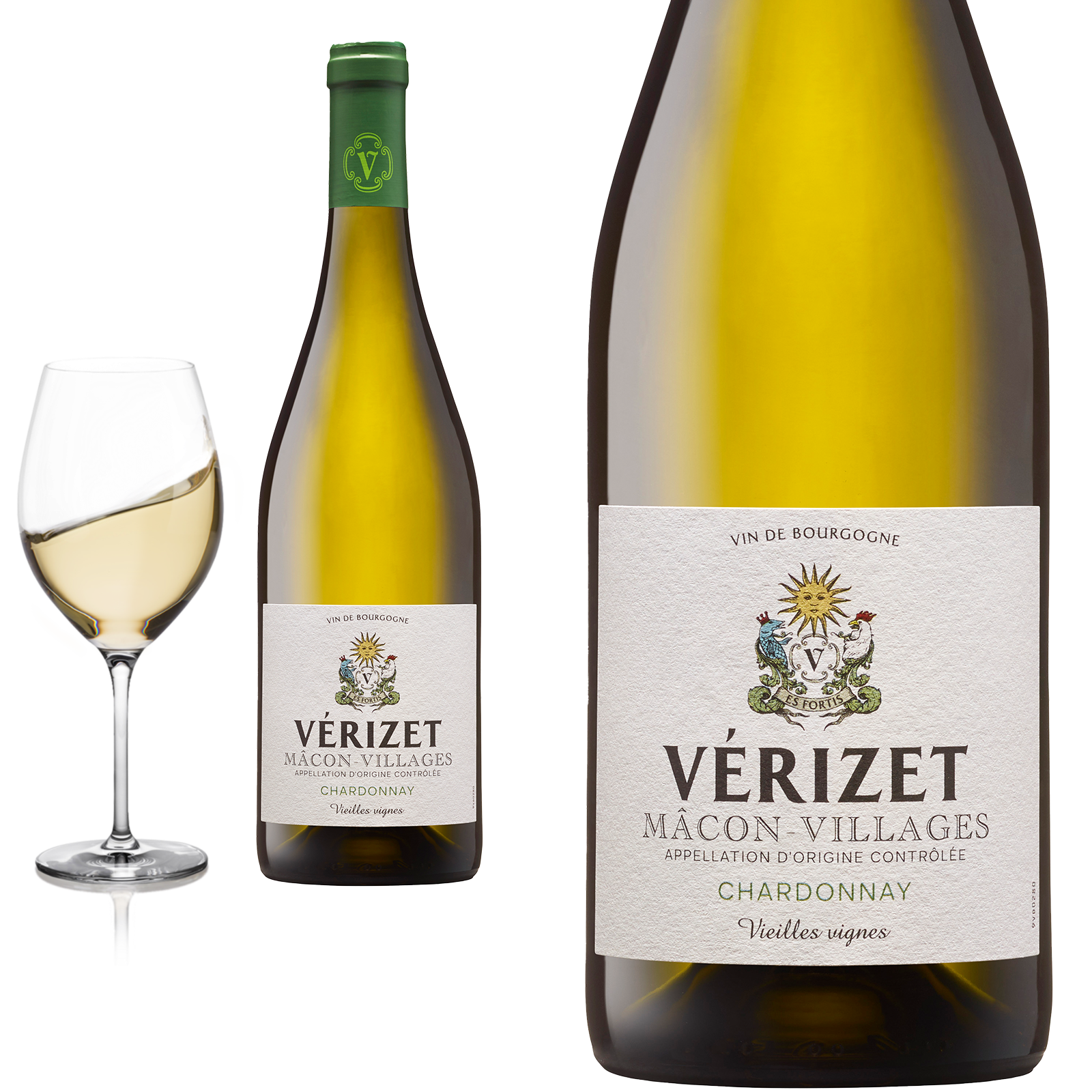 2021 Macon Villages Vieilles Vignes VERIZET Chardonnay Cave de Vire - Weißwein 2021 Macon Villages Vieilles Vignes VERIZET Chardonnay Cave de Vire - Weißwein