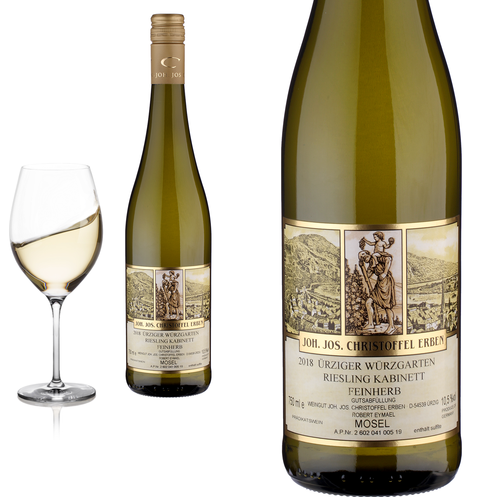 2020 Ürziger Würzgarten Riesling Kabinett feinherb Weingut Joh.Jos. Christoffel Ürzig 2020 Ürziger Würzgarten Riesling Kabinett feinherb Weingut Joh.Jos. Christoffel Ürzig
