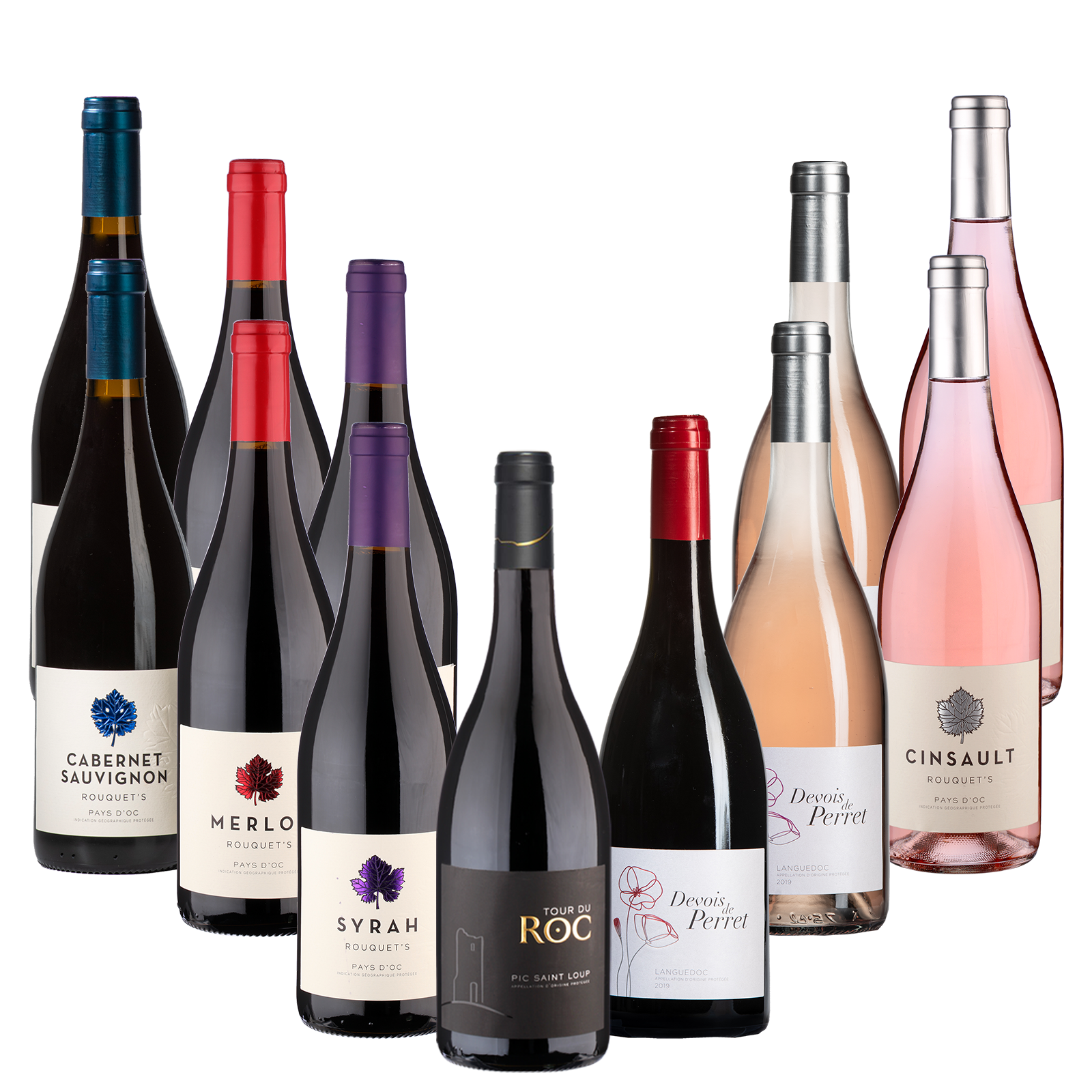 12 Flaschen Probierpaket Rouquets von Cellier du Pic 12 Flaschen Probierpaket Rouquets von Cellier du Pic