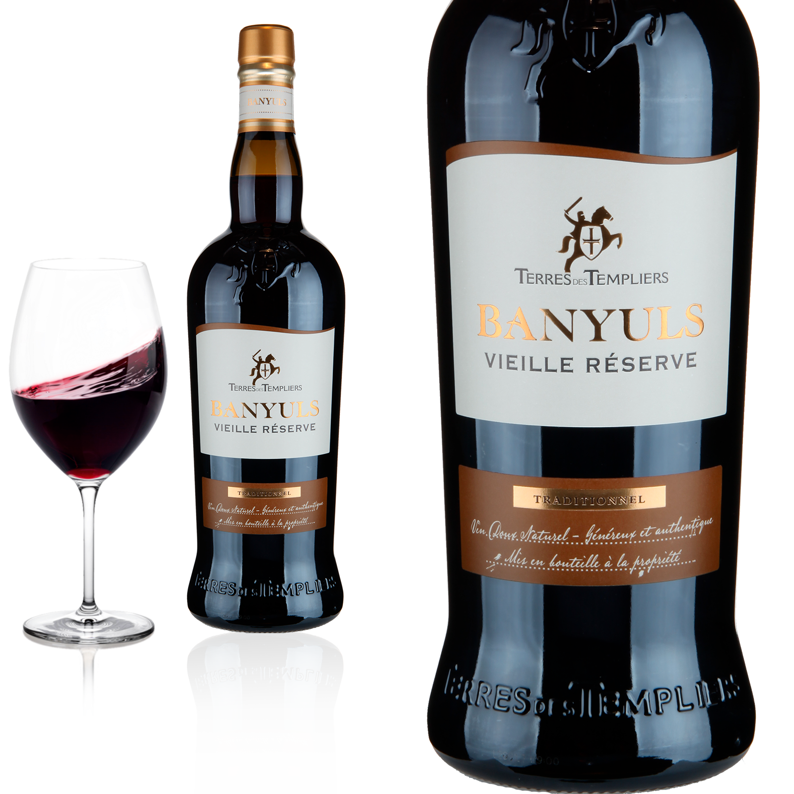 Banyuls Traditionel Vieille Reserve lieblich von Terres des Templiers - Rotwein Banyuls Traditionel Vieille Reserve lieblich von Terres des Templiers - Rotwein