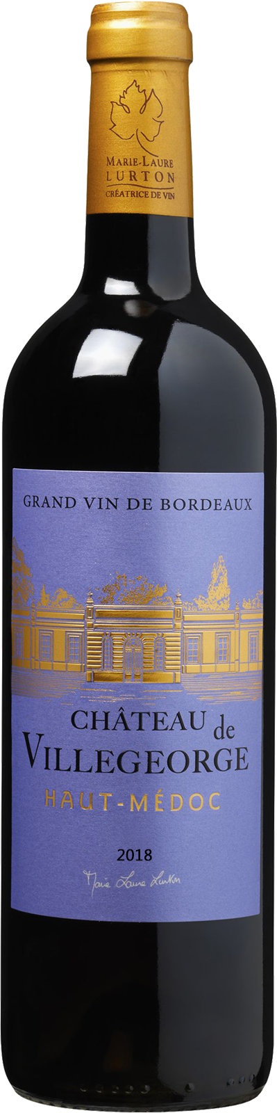 2018 Haut Médoc Château de Villegeorge Cru Bourgeois Rotwein 2018 Haut Médoc Château de Villegeorge Cru Bourgeois Rotwein