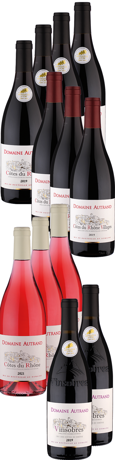12 Flaschen Probierpaket Domaine Autrand Rotwein 12 Flaschen Probierpaket Domaine Autrand Rotwein