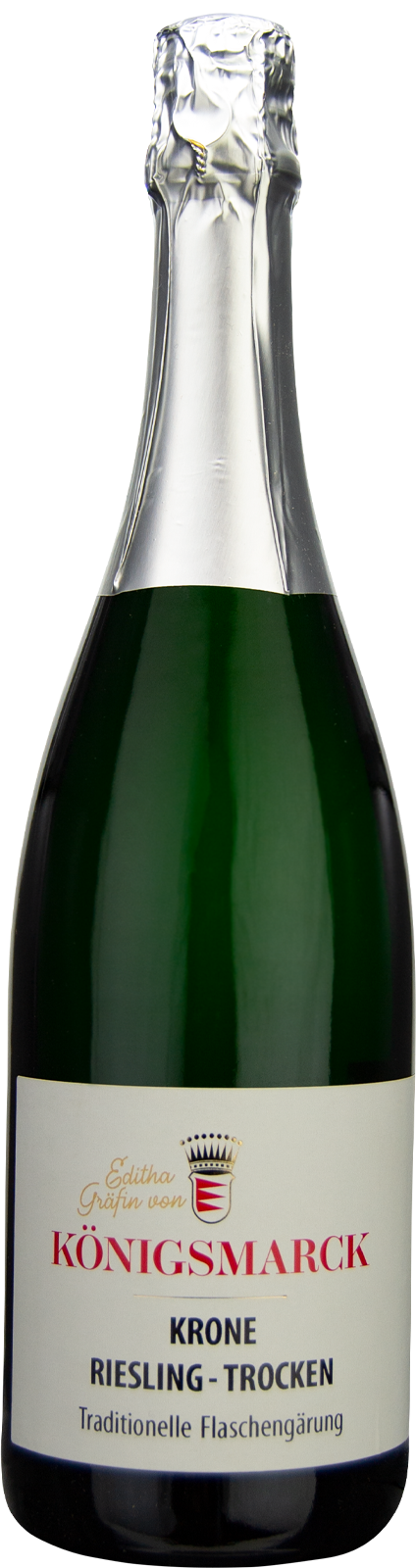 Riesling-Sekt Krone trocken Flaschengärung Editha Gräfin von Königsmarck