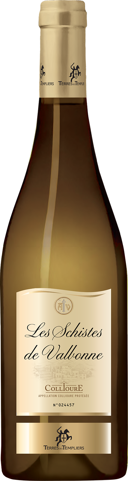 2022 Collioure blanc Les Schistes de Valbonne von Terres des Templiers Weißwein 2023 Collioure blanc Les Schistes de Valbonne von Terres des Templiers Weißwein