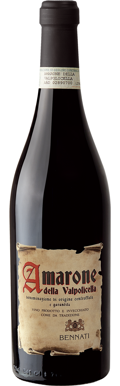 2016 Amarone della Valpolicella 0,375l von Bennati - Rotwein 2016 Amarone della Valpolicella 0,375l von Bennati - Rotwein