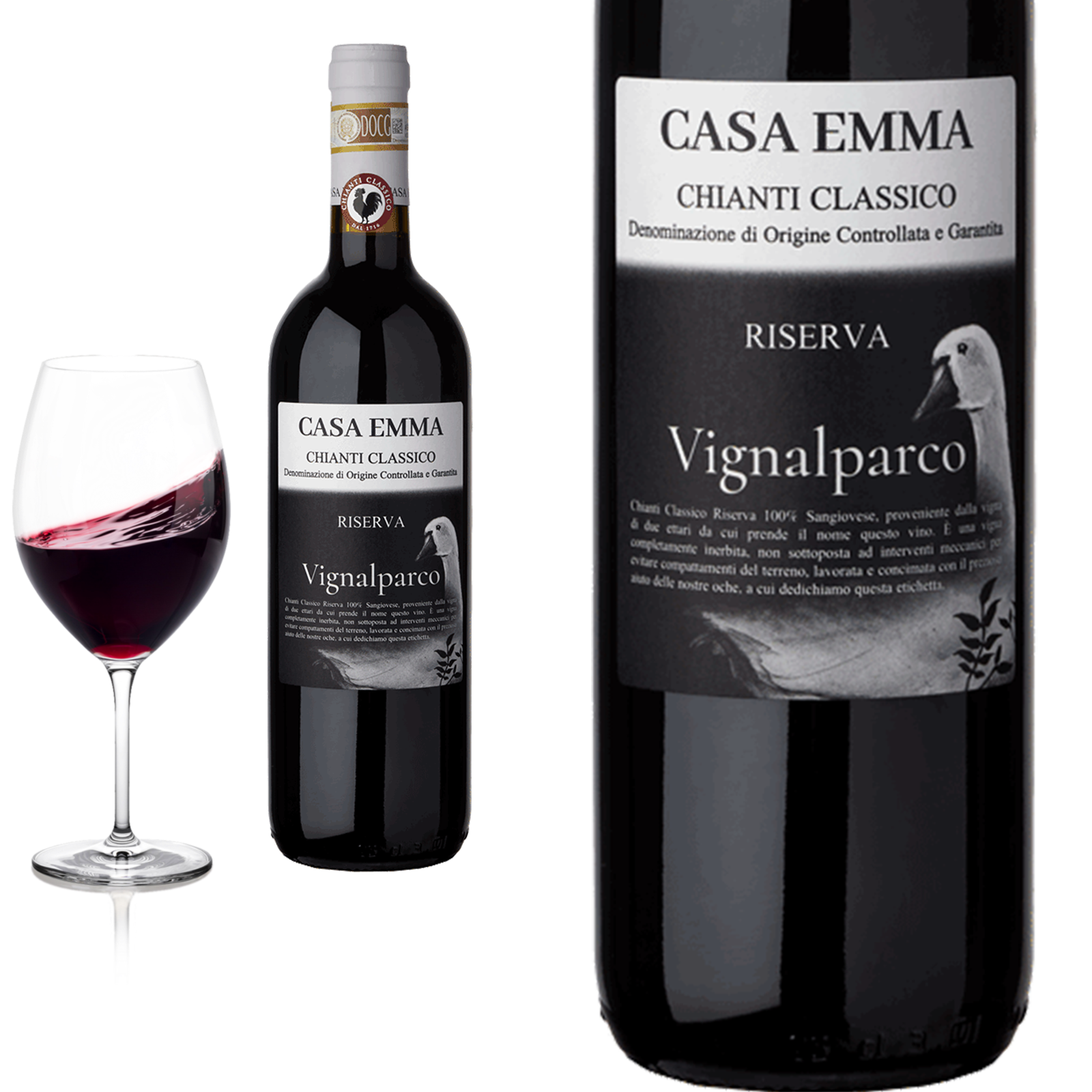 2020 Chianti Classico Vignalparco Riserva DOCG von Casa Emma - Rotwein 2020 Chianti Classico Vignalparco Riserva DOCG von Casa Emma - Rotwein