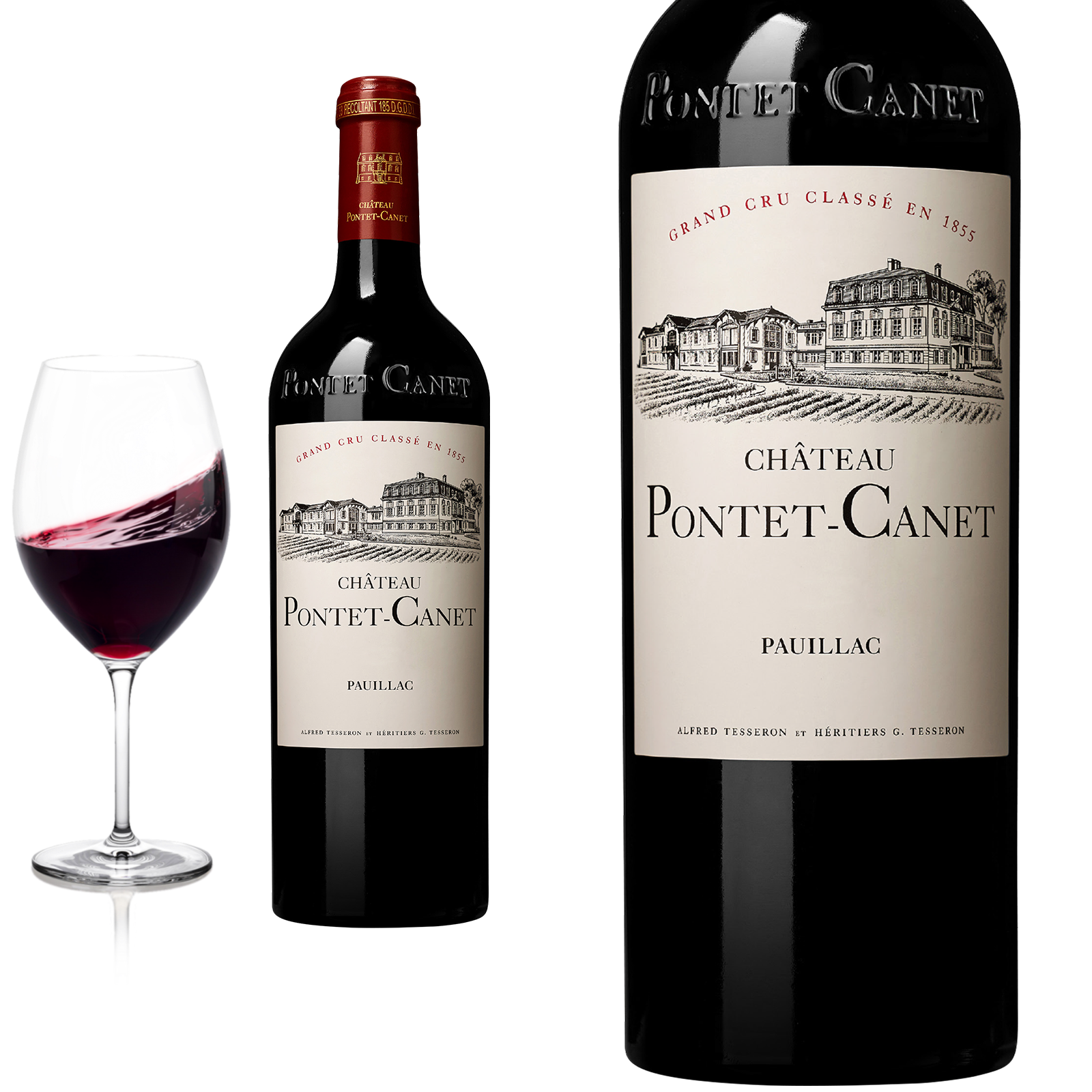 2000 Chateau Pontet-Canet PAUILLAC  5eme Cru  - Rotwein 2012 Chateau Pontet-Canet PAUILLAC 5eme Cru  - Rotwein