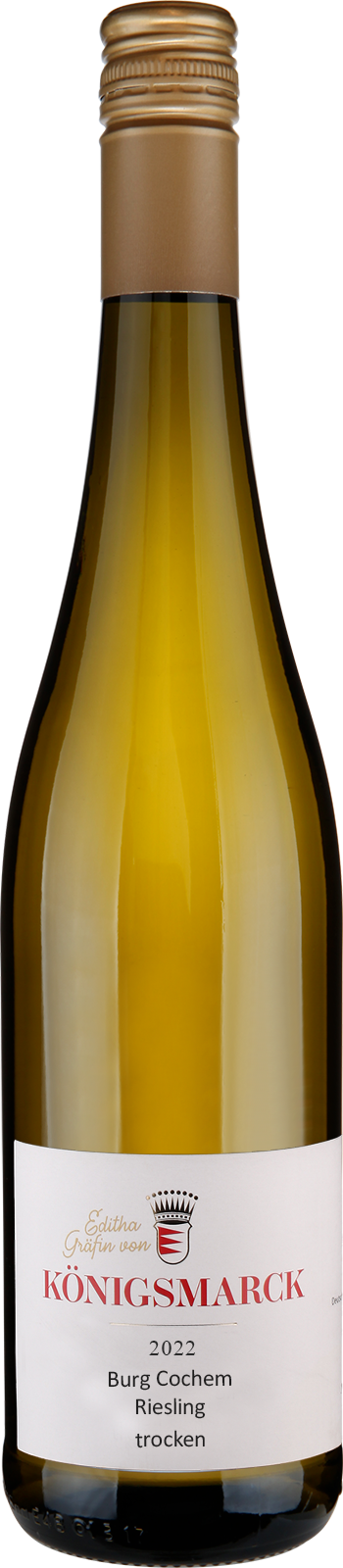 2022 Riesling trocken Burg Cochem von Editha Gräfin von Königsmarck - Weißwein 2022 Riesling trocken Burg Cochem von Editha Gräfin von Königsmarck - Weißwein
