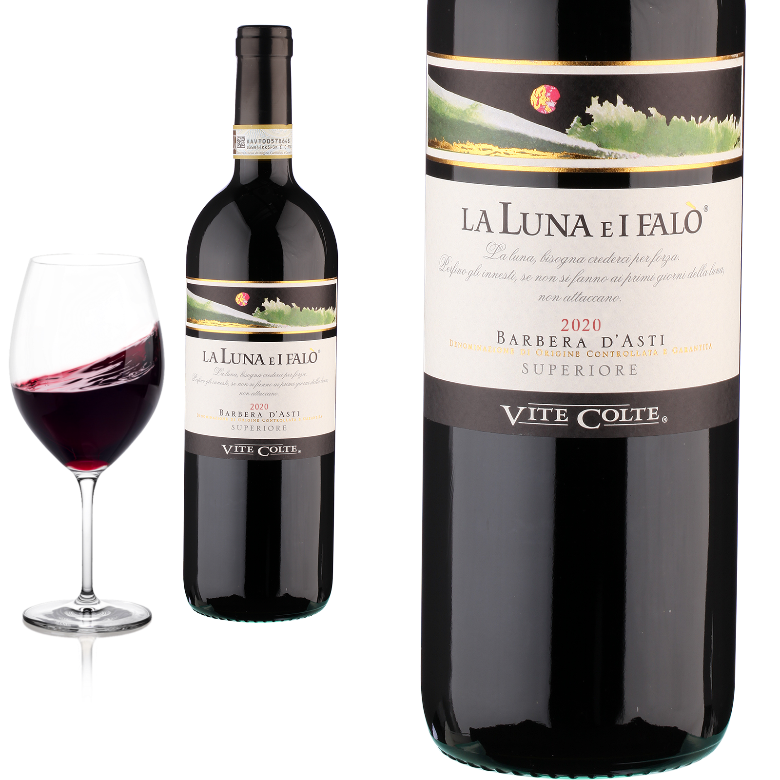 2020 La Luna e I Falo Barbera d'Asti Superiore von Vite Colte - Rotwein 2020 La Luna e I Falo Barbera d'Asti Superiore von Vite Colte - Rotwein