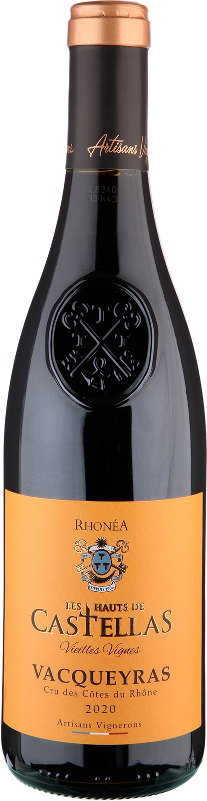 2020 Vacqueyras Haut Castellas von Vignerons de Caractère Vacqueyras - Rotwein 2020 Vacqueyras Haut Castellas von Vignerons de Caractère Vacqueyras - Rotwein