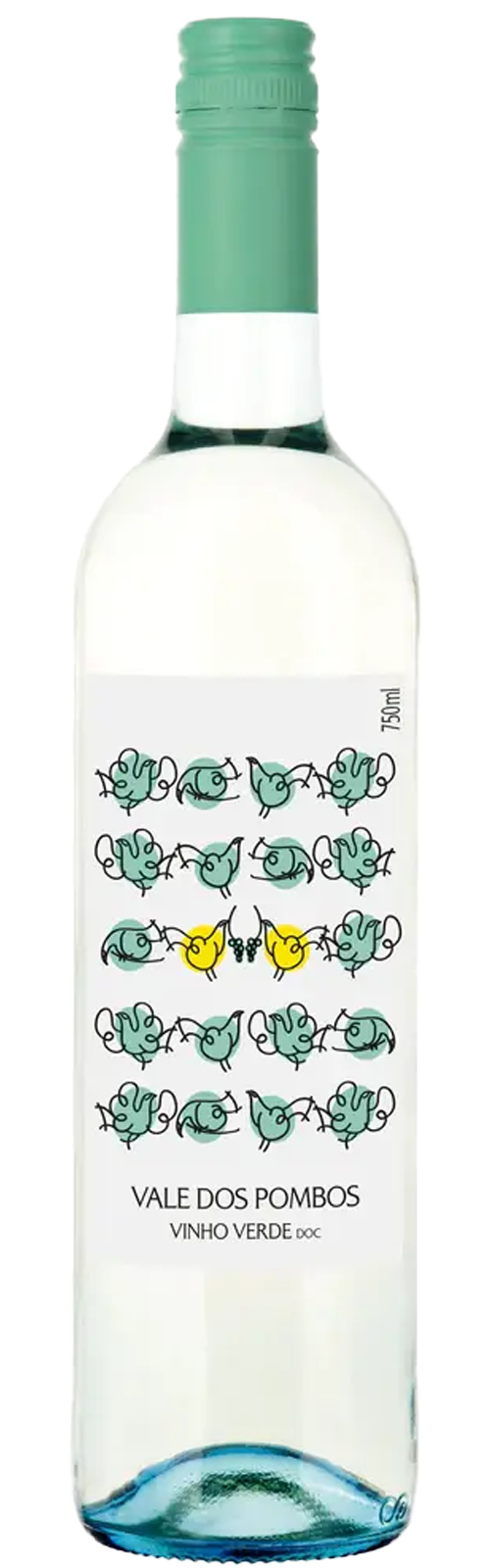 2022 Vinho Verde Branco Vale dos Pombos von Quinta da Lixa - Weisswein 2022 Vinho Verde Branco Vale dos Pombos von Quinta da Lixa - Weisswein