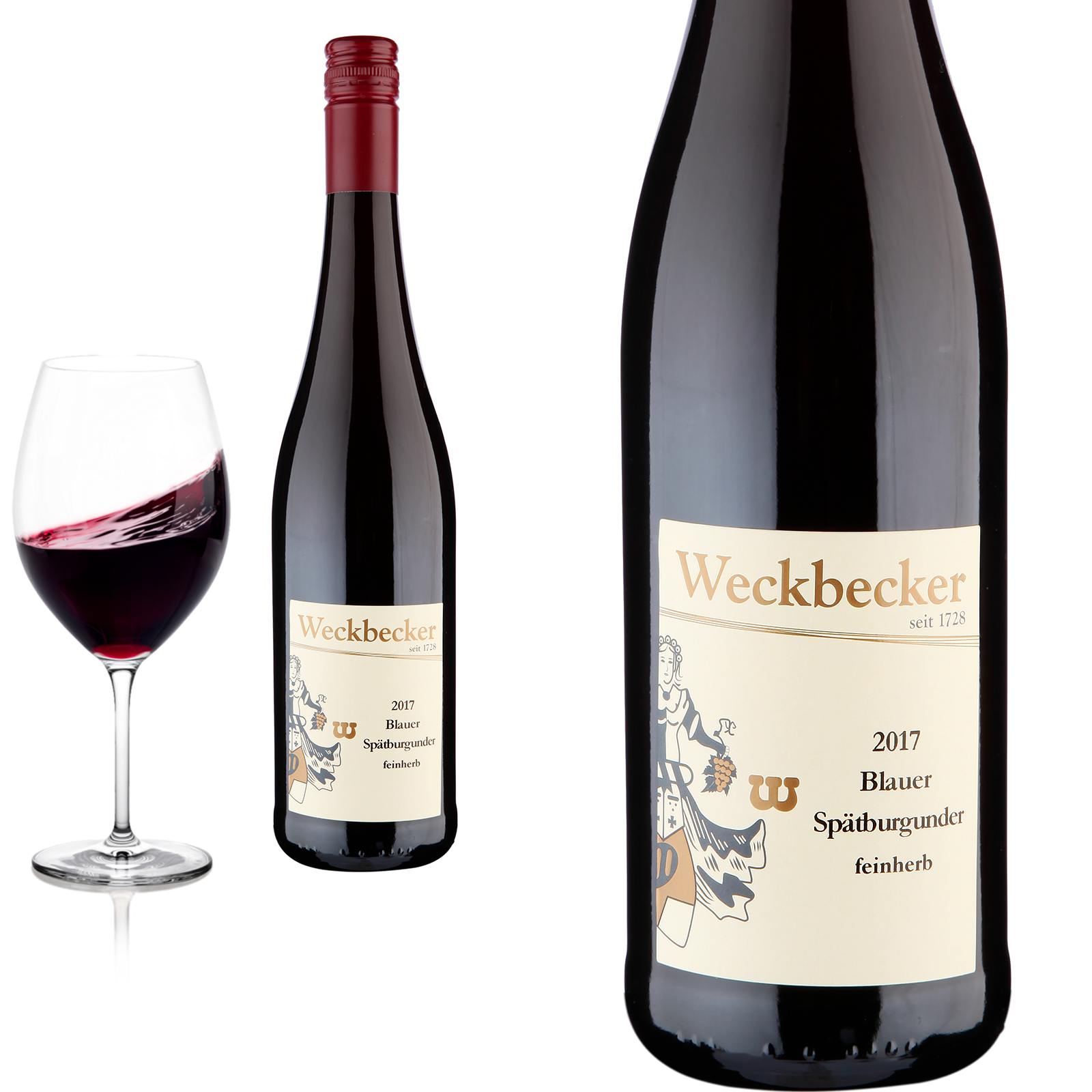 2023 Mosel Blauer Spätburgunder feinherb Weckbecker Weingut - Rotwein