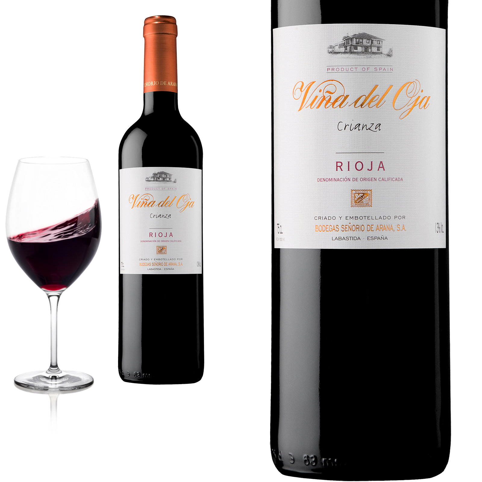 2020 Rioja Crianza Vina del Oja von Bodegas Senorio de Arana - Rotwein  2020 Rioja Crianza Vina del Oja von Bodegas Senorio de Arana - Rotwein