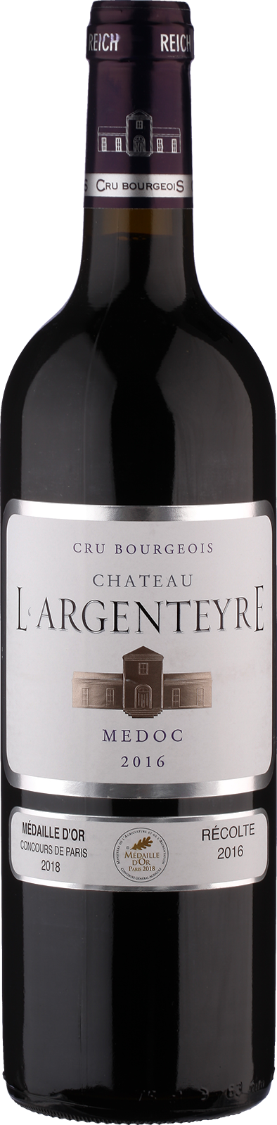 2016 Médoc Cru Bourgeois von Château L'Argenteyre - Rotwein 2016 Médoc Cru Bourgeois von Château L'Argenteyre - Rotwein