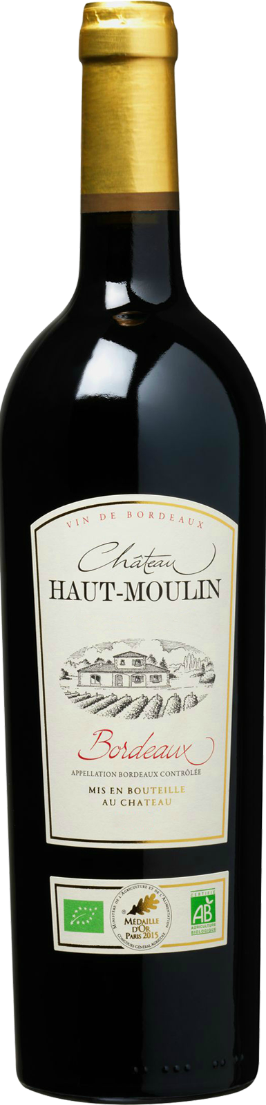 2021 Bio BLAYE Côtes de Bordeaux von Chateau Haut Moulin - Rotwein 2021 Bio BLAYE Côtes de Bordeaux von Chateau Haut Moulin - Rotwein