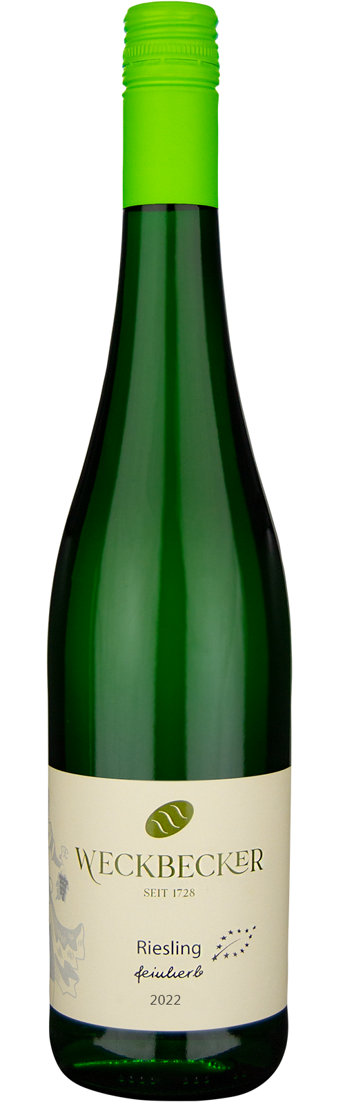 2023 Bio Riesling feinherb Hatzenporter Burg Bischofstein von Weingut Weckbecker - Weißwein 2023 Bio Riesling feinherb Hatzenporter Burg Bischofstein von Weingut Weckbecker - Weißwein