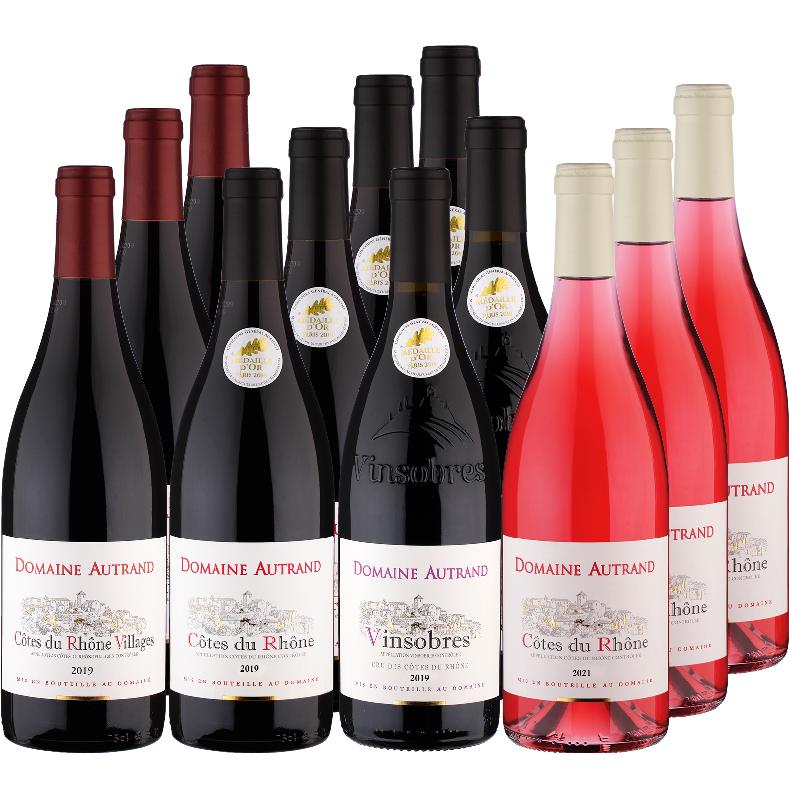 12 Flaschen Probierpaket Domaine Autrand Rotwein 12 Flaschen Probierpaket Domaine Autrand Rotwein