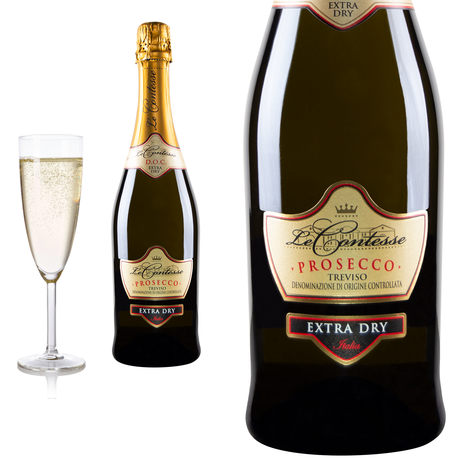 Prosecco di Treviso Spumante extra dry von Le Contesse - Schaumwein Prosecco di Treviso Spumante extra dry von Le Contesse - Schaumwein