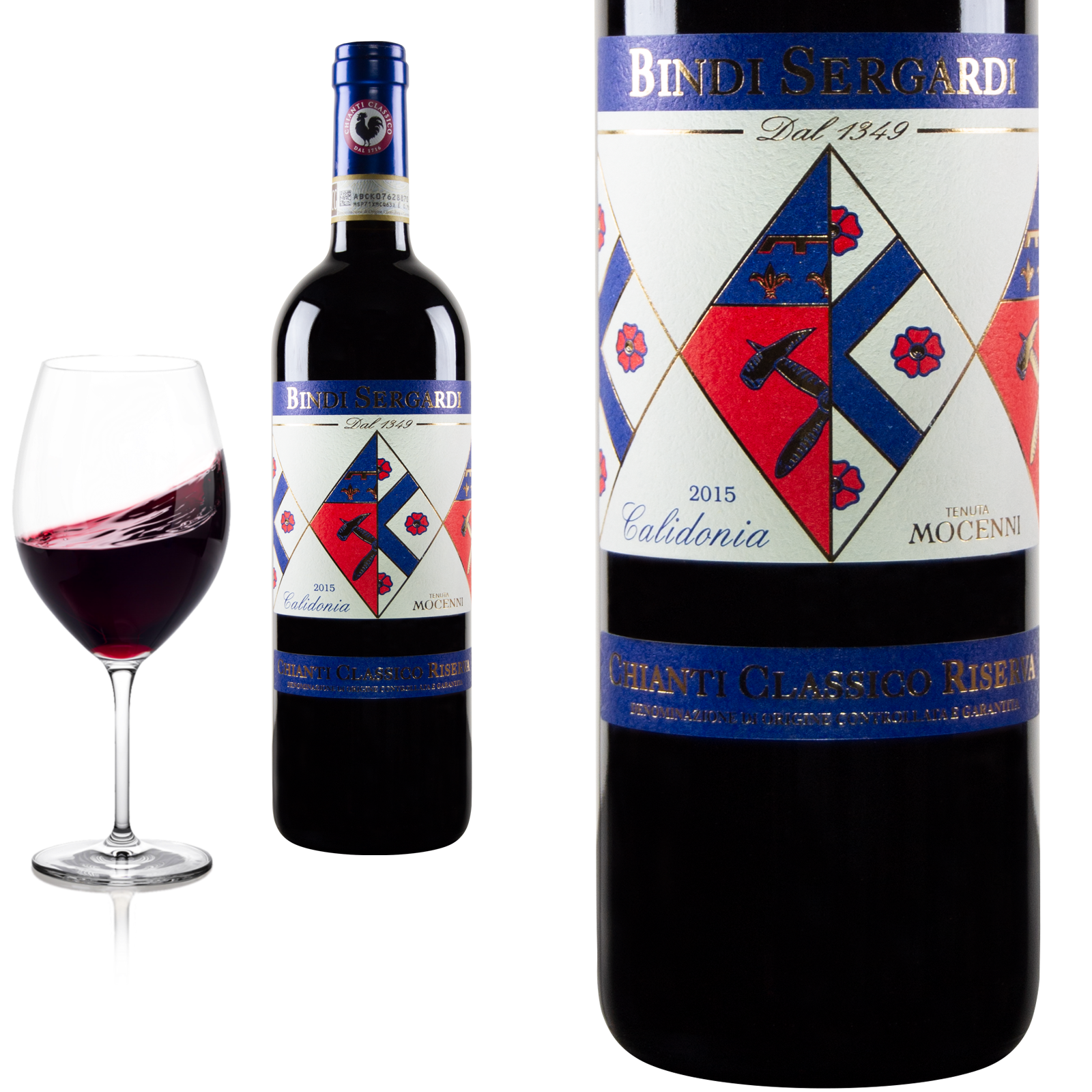 2015 Chianti Classico Calidonia Riserva DOCG von Bindi Sergardi  - Rotwein 2015 Chianti Classico Calidonia Riserva DOCG von Bindi Sergardi  - Rotwein