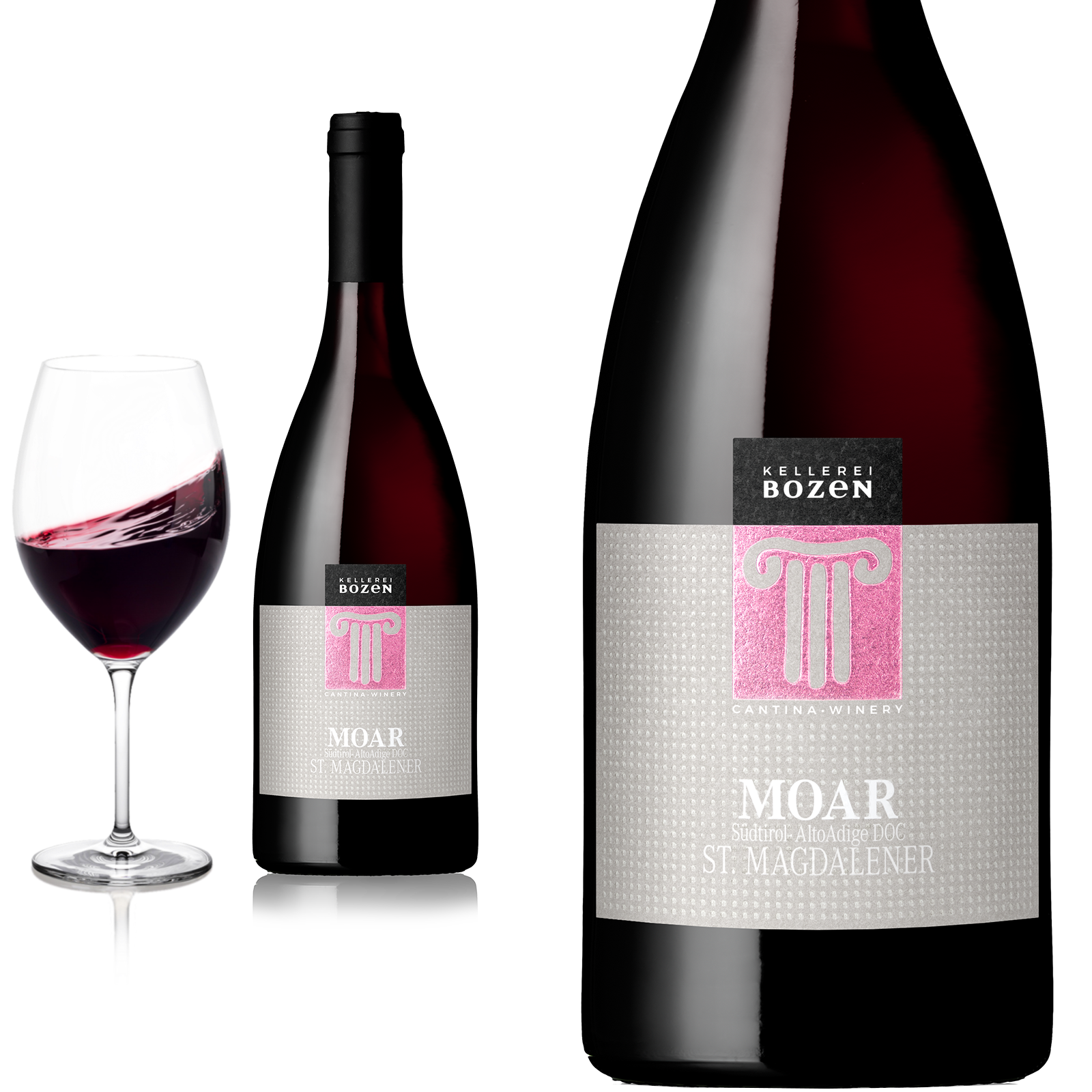 2023 MOAR St. Magdalener Classico Südtirol von Kellerei Bozen - Rotwein 2023 MOAR St. Magdalener Classico Südtirol von Kellerei Bozen - Rotwein