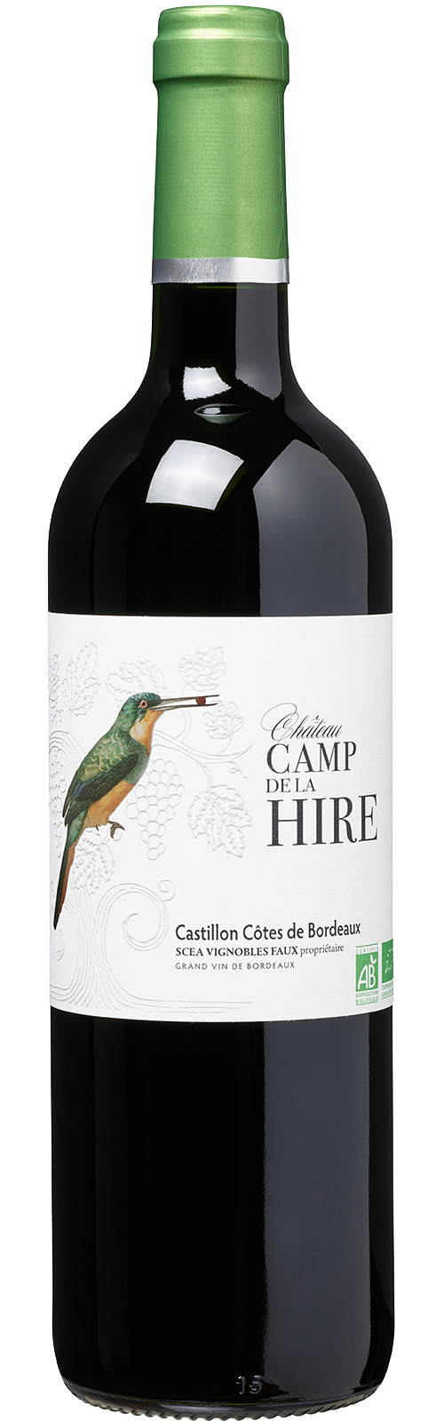 2019 BIO Castillon Cotes de Bordeaux Château Cam de la Hire - Rotwein 2019 BIO Castillon Cotes de Bordeaux Château Cam de la Hire - Rotwein