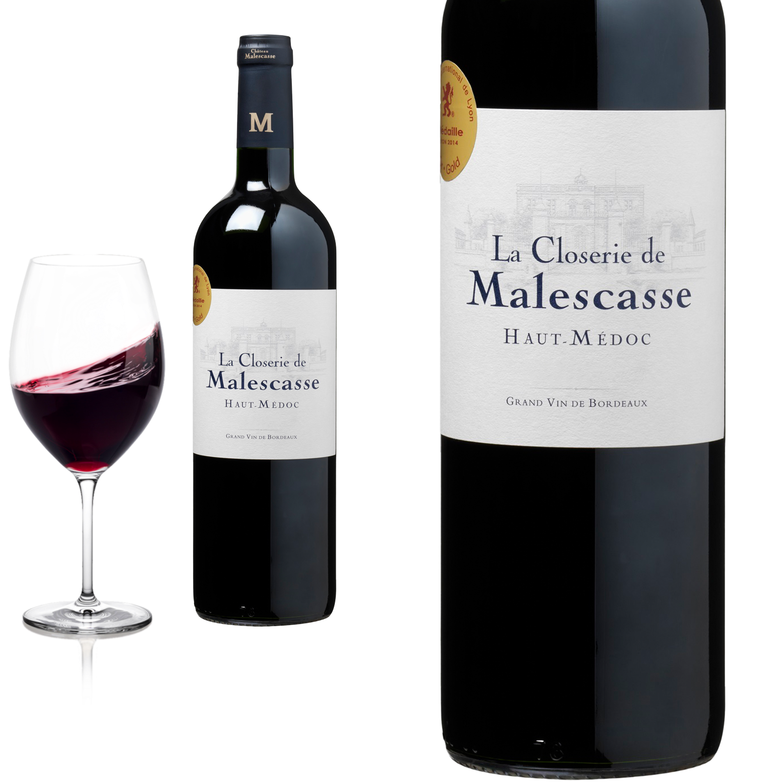 2012 Haut Médoc LA CLOSERIE de MALESCASSE - Rotwein 2012 Haut Médoc LA CLOSERIE de MALESCASSE - Rotwein