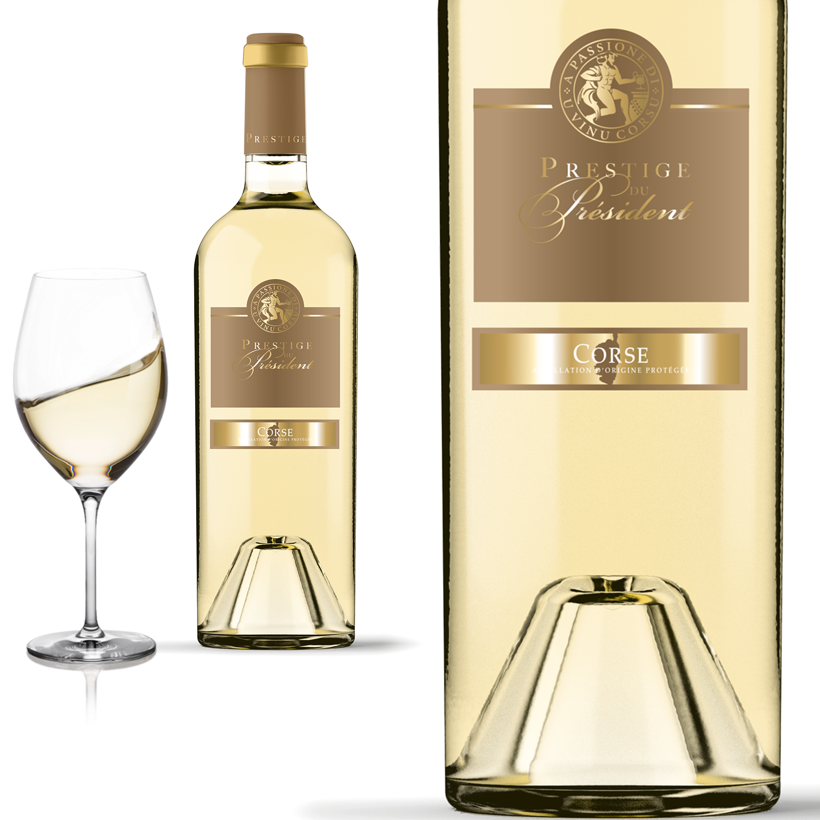 2021 Corse blanc von Prestige du Président  - Weißwein 2021 Corse blanc von Prestige du Président  - Weißwein